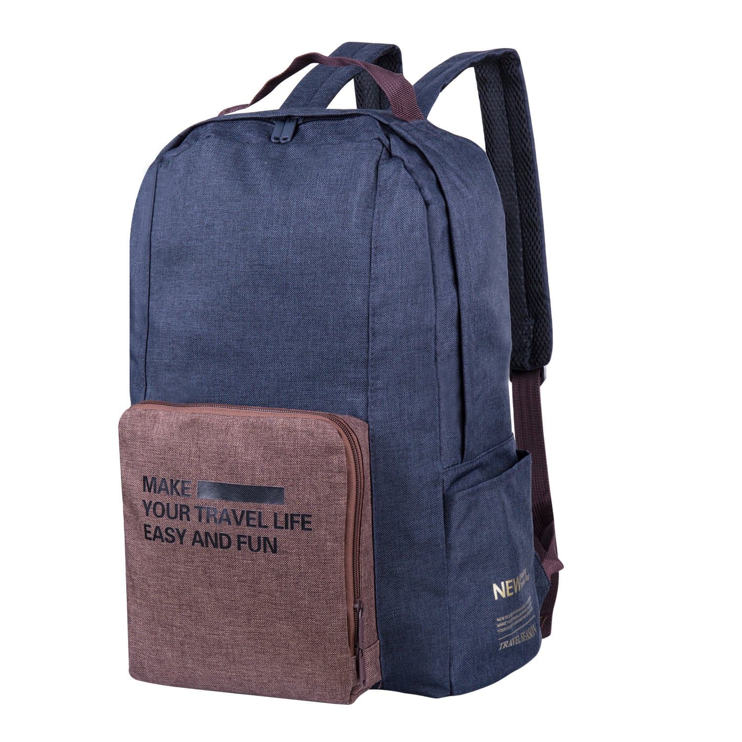 Travel Ultralight Foldable 30L Waterproof Large Capacity Duffel Travel Backpack with Trolley Sleeve