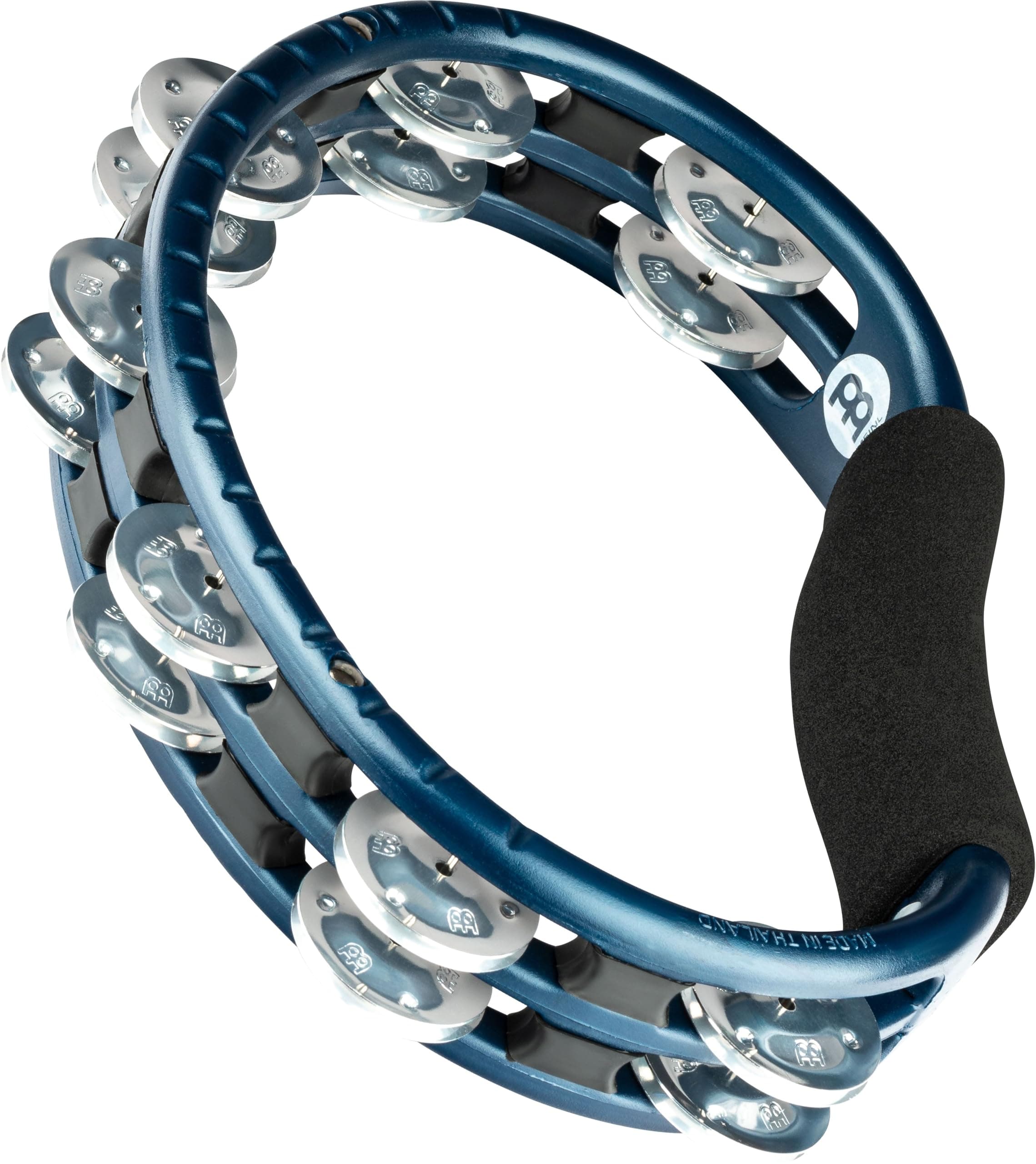 TMT1AB Hand Tambourine and Aluminum Jingles - Blue