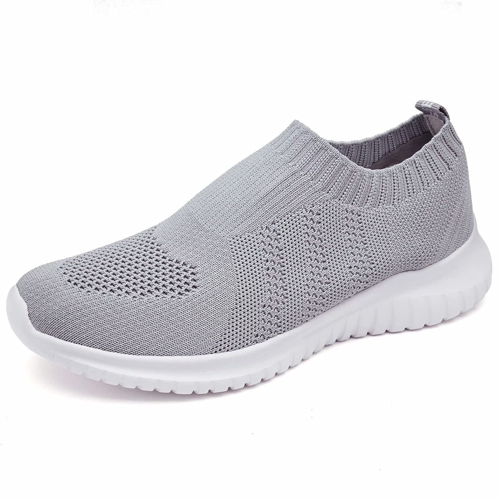 Women's Walking Tennis Shoes - Lightweight Athletic Casual Gym Slip on Sneakers