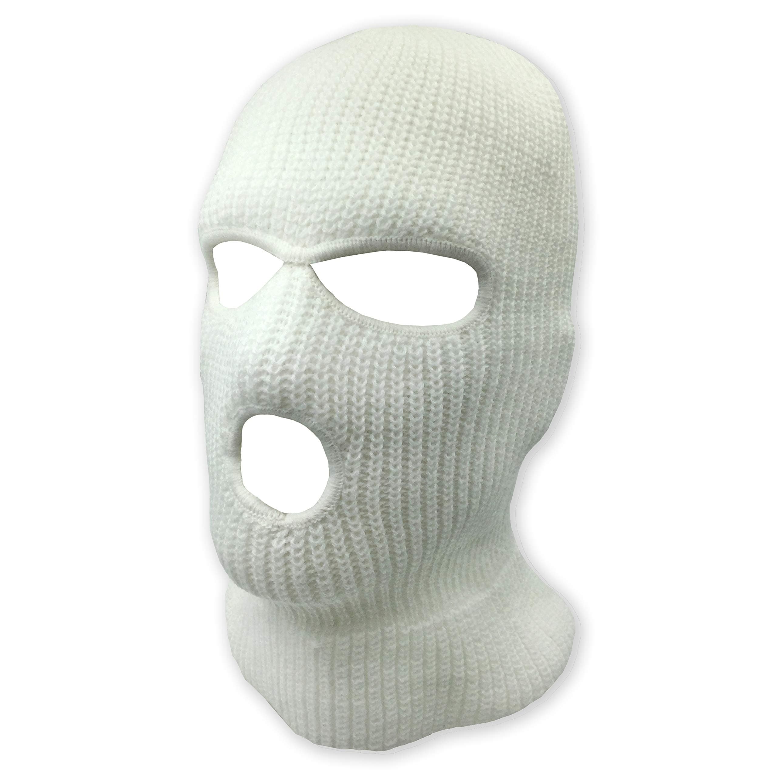 3 Hole Knitted Full Face Ski Mask Winter Balaclava Face Cover for Outdoor Sports