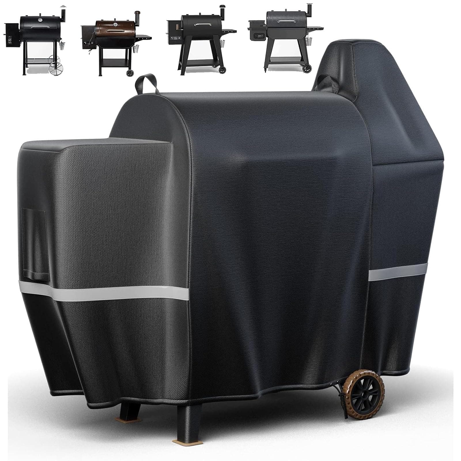 Upgraded Grill Cover for Pit Boss 850, 820, Z Grill 700, 600D Wood Pellet Smoker Cover for 820 Deluxe, 820D, 820FB, Sportsman 820 Series Wood Pellet Grills, Z Grill 700 Series