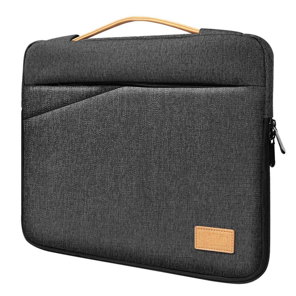 Winrock Laptop Sleeve Case Bag for 13-13.5 Inch Macbook Pro/ProRetina HP Dell Acer Asus Thinkpad Laptops Notebooks Ultrabooks Tablets, with Handle Spill-Resistant Laptop Briefcase Handbag, Silver Grey