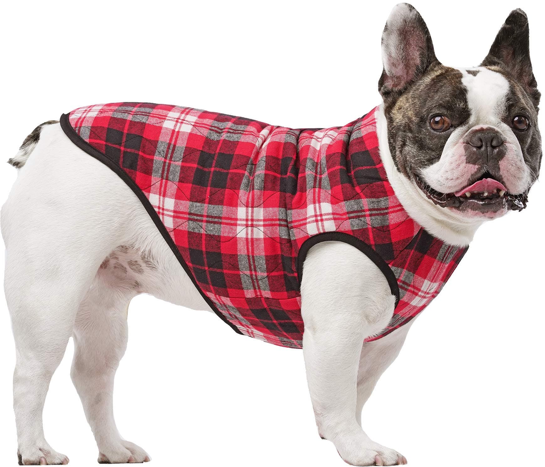 Canada PoochReversible Vest - Black - Size 20, 20 (19-21" Back Length)