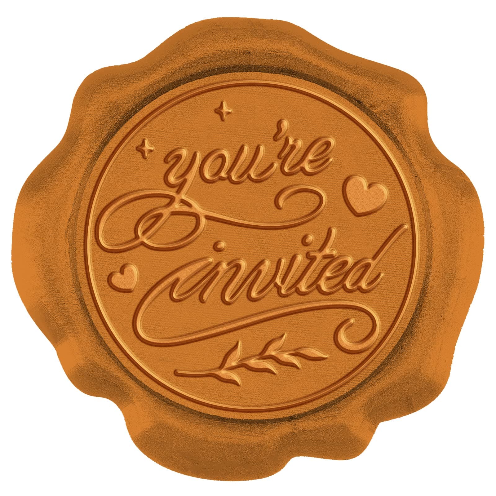 CRASPIRE 50PCS Wax Seal Stickers You're Invited Wax Seal Stamp 1 Box Self-adhesive Envelope Seal Stickers 1.18inch/30mm for Wedding Invitation Cards Gift Wrapping Scrapbooking