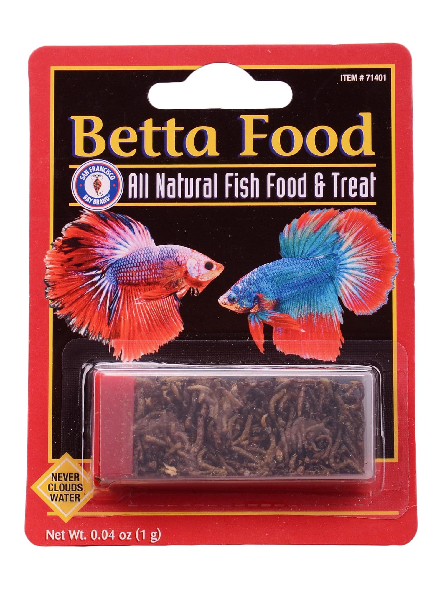 San Francisco Bay Brand Fish Aquatic Supplies Freeze Dried Betta Food (1g)