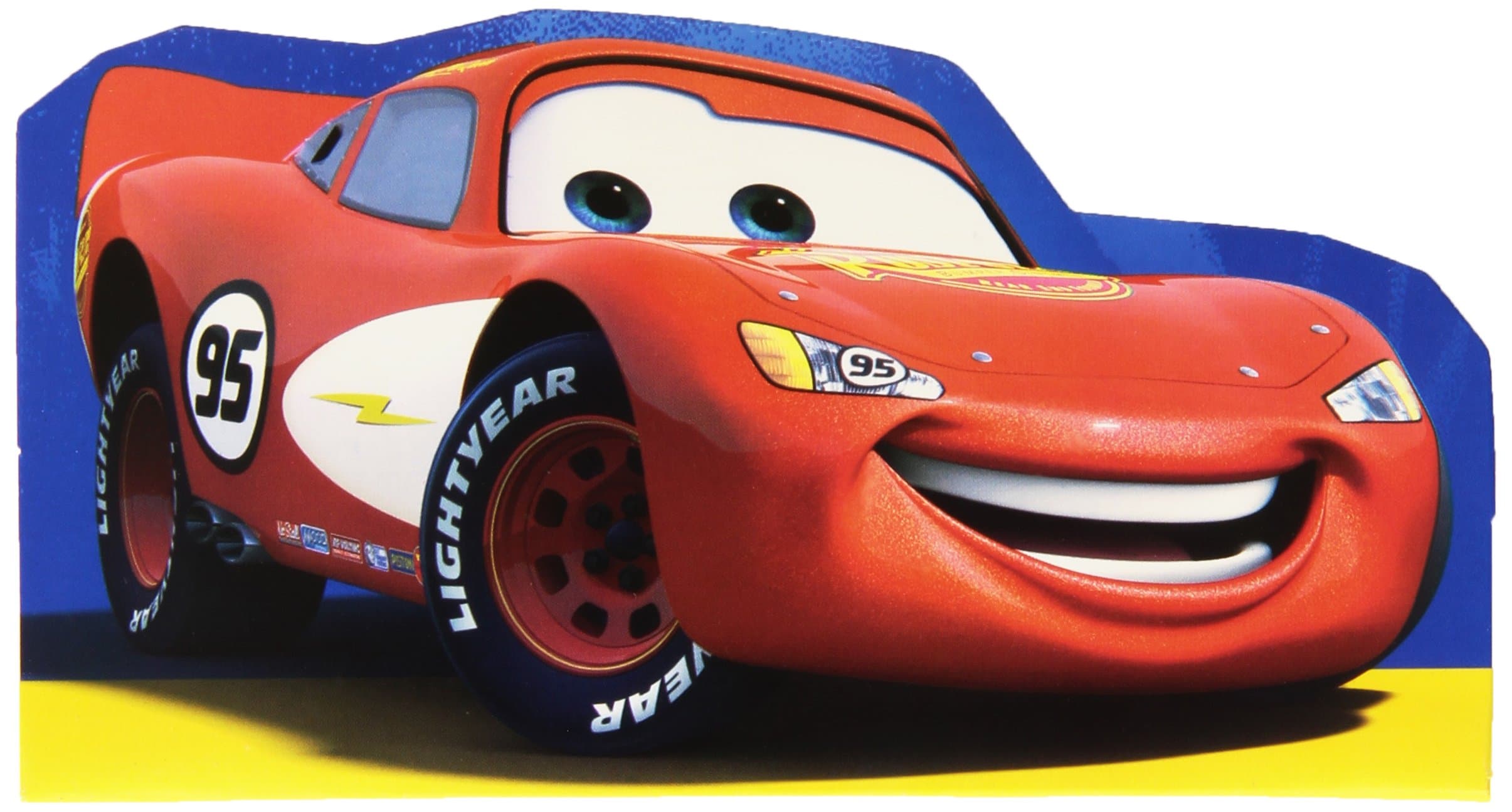 Cars DECORATA PARTY Color Baby 71794, Pack of 6 invitations with approx. 15 x 16 cm