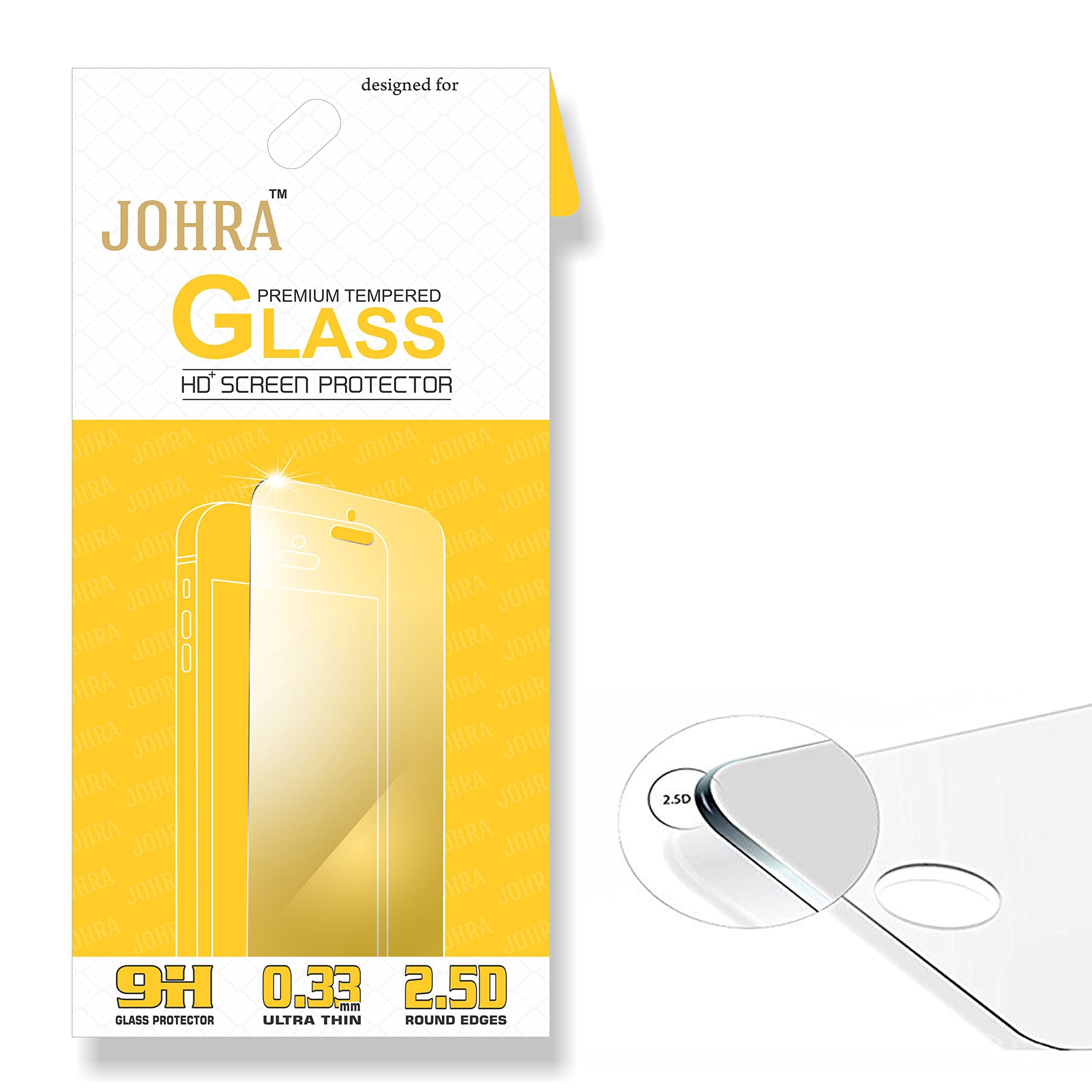 Johra Huawei P9 2.5D 9H HD+ Premium Tempered Glass for Huawei P9 Tempered Glass