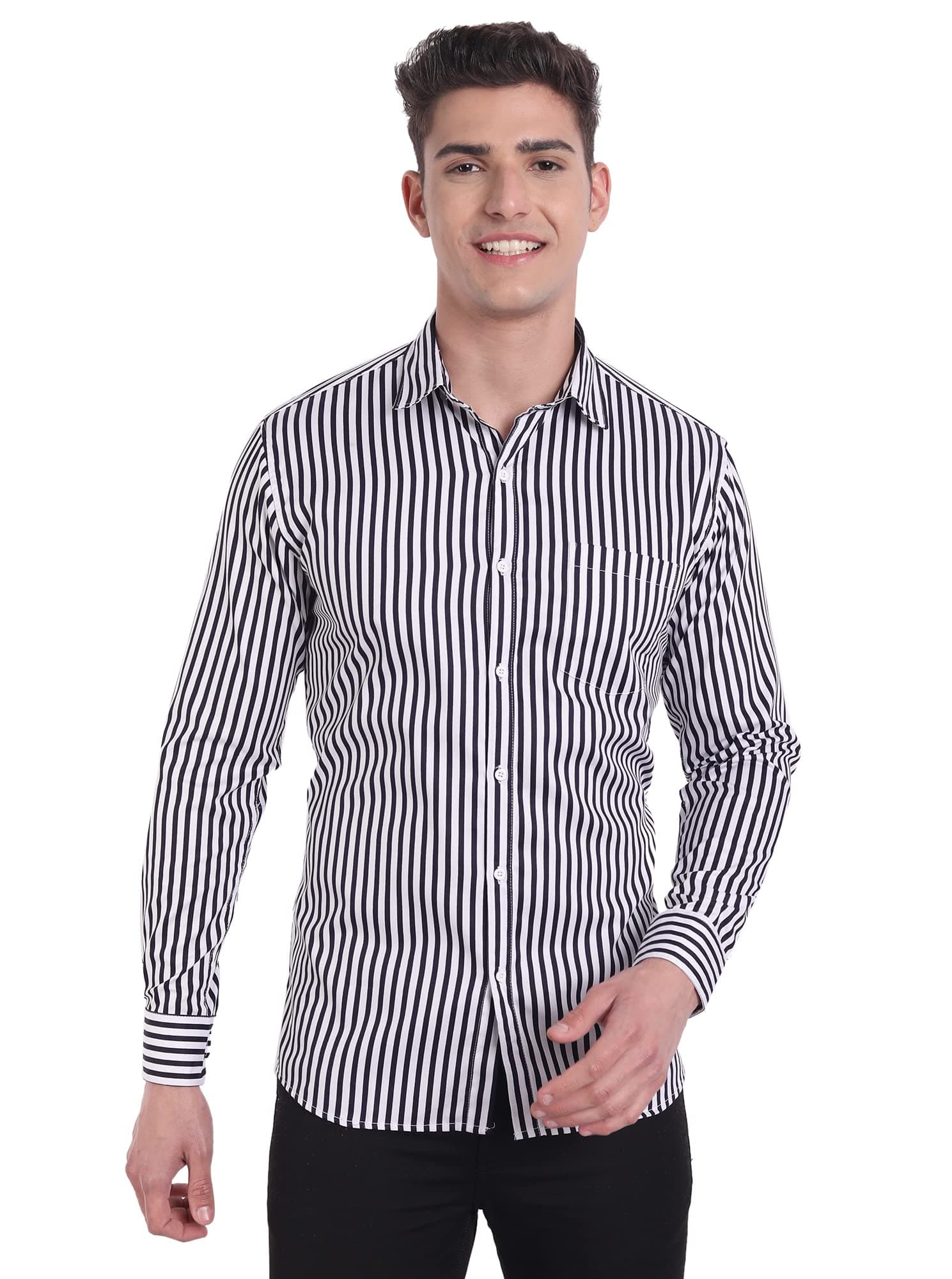 Peppyzone Men's Slim Fit Shirt