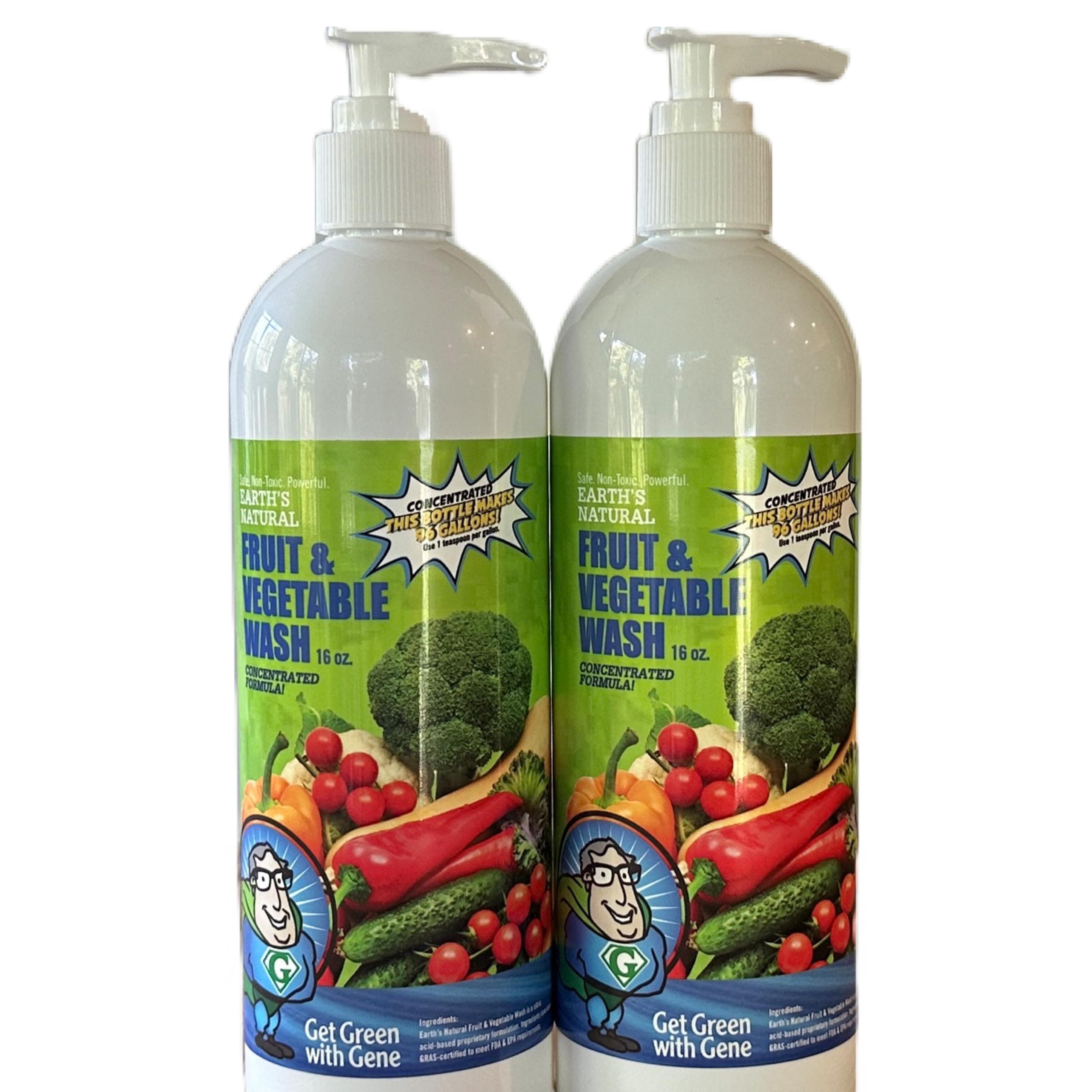 Earth's NaturalEarth's Natural Lifes Pure Balance 2 Pack 16oz Concentrated Fruit And Veggie Wash