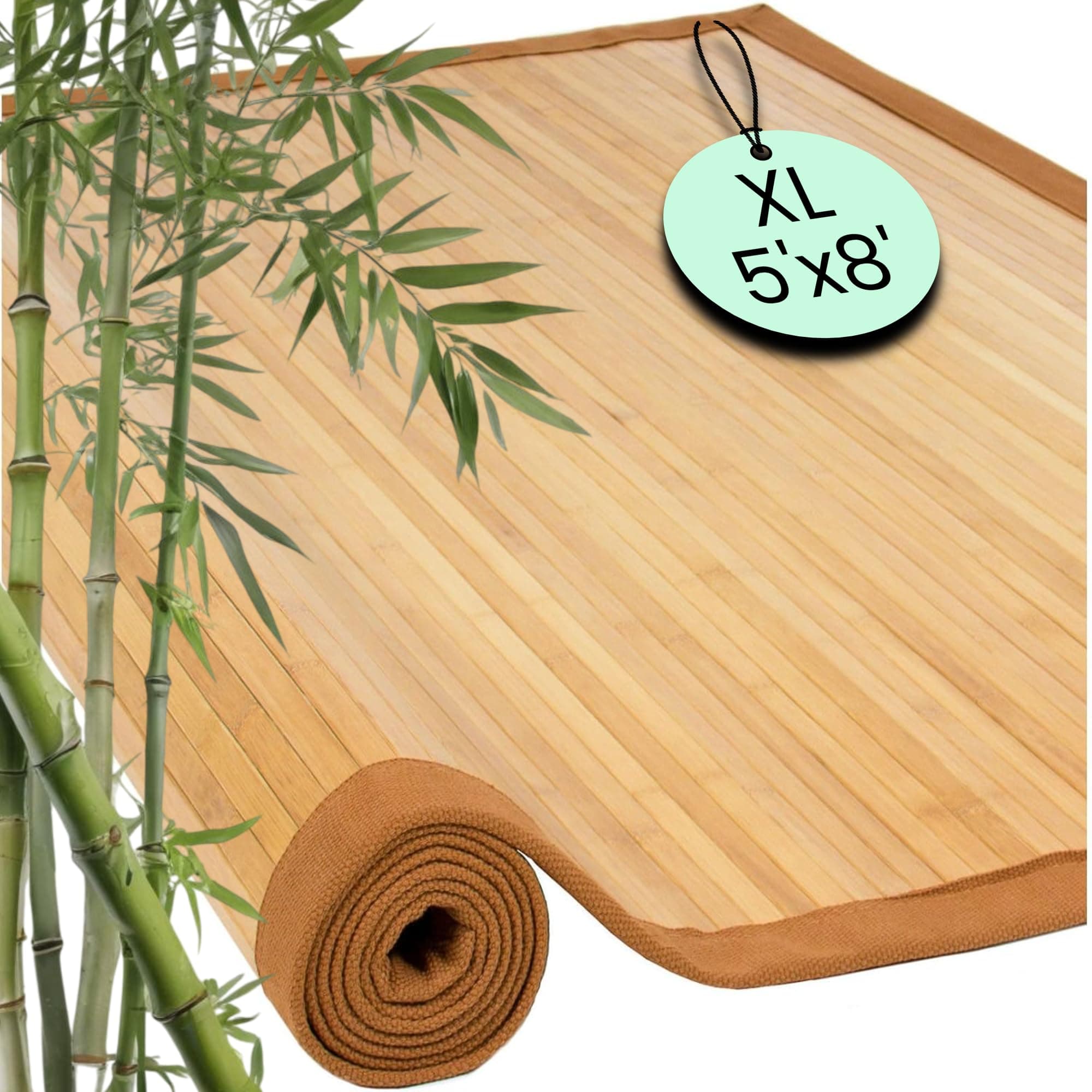 Queensell Floor Mat Area Rug, Large Floor Runner Indoor Outdoor Rug