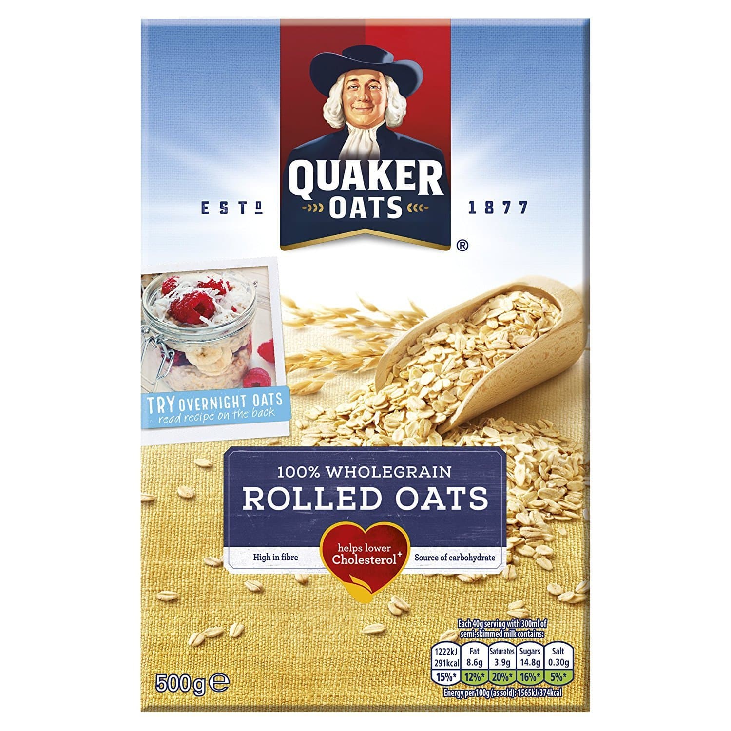 Quaker Porridge Oats, 500g