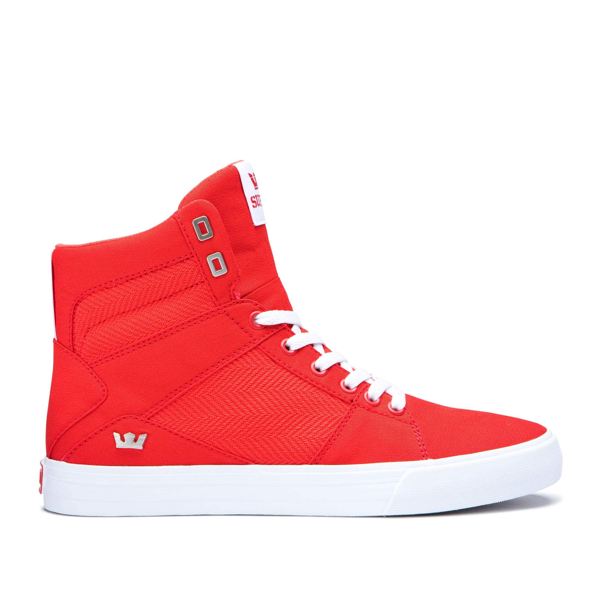 Supra Aluminum High Top Lace Up Sneaker Shoes