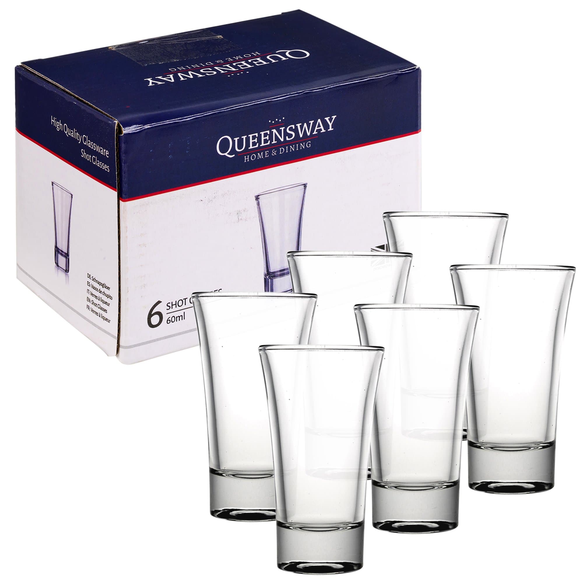 Queensway Shot Glasses 6 Shot Glasses