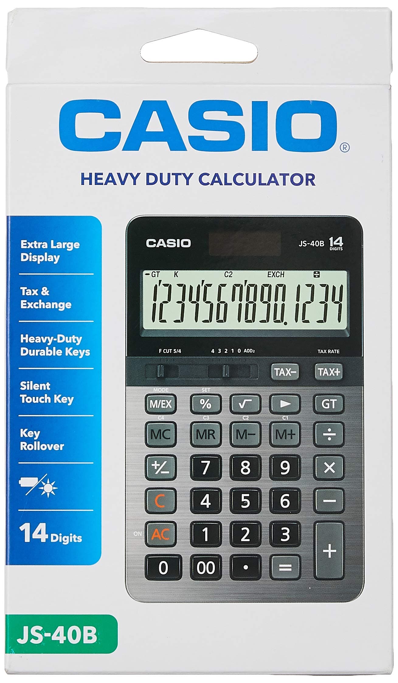 Casio Calculators - JS-40B, black