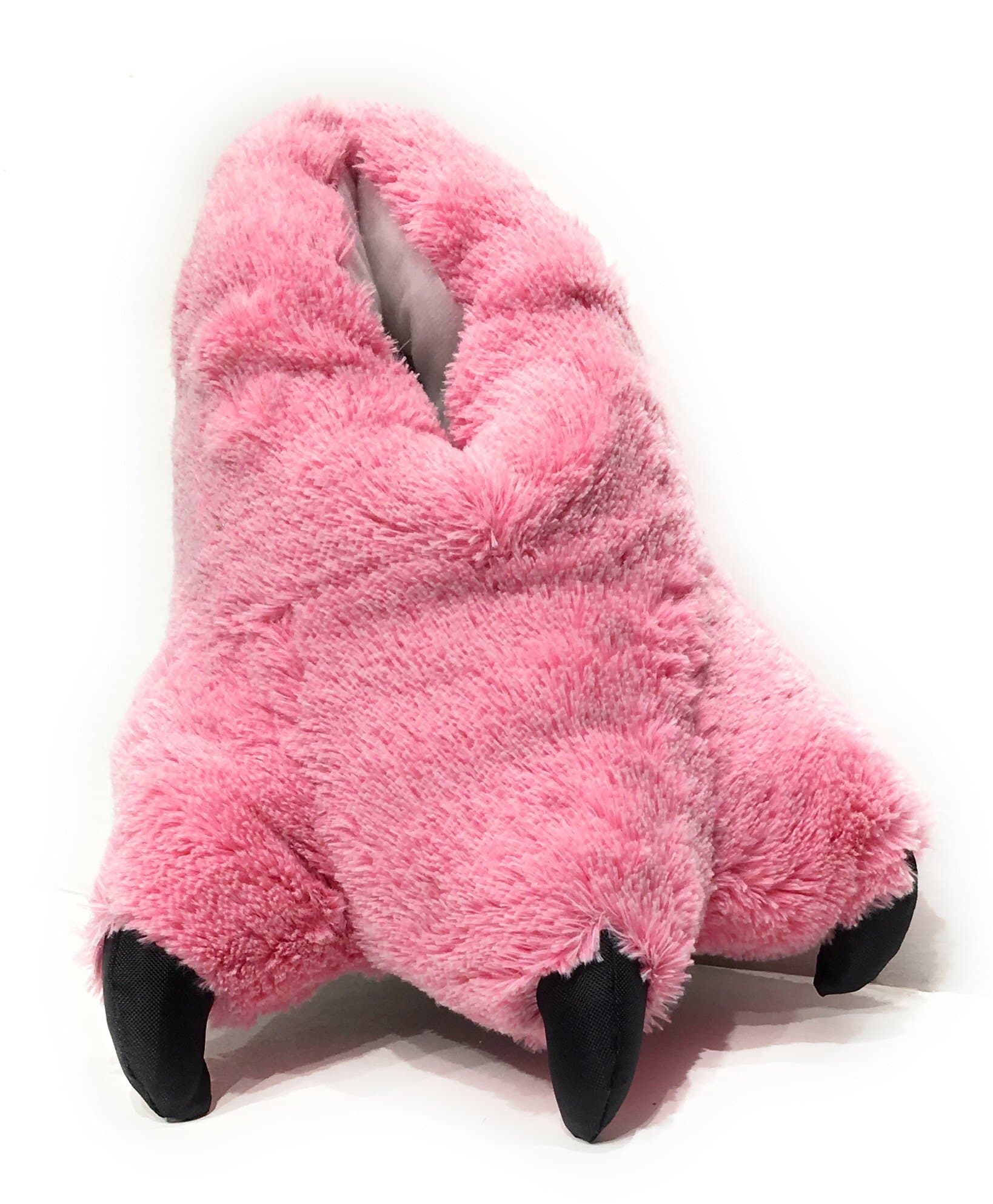 Wild Ones Furry Animal Claw Slippers for Toddlers, Kids and Adults