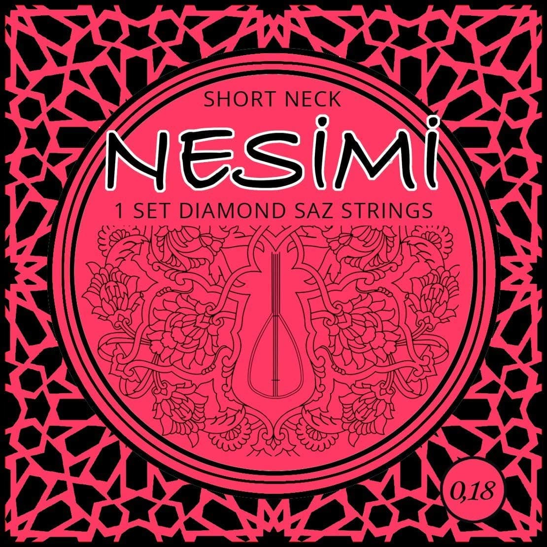 Kisa Sap Baglama Saz Teli DIAMOND - 0.18