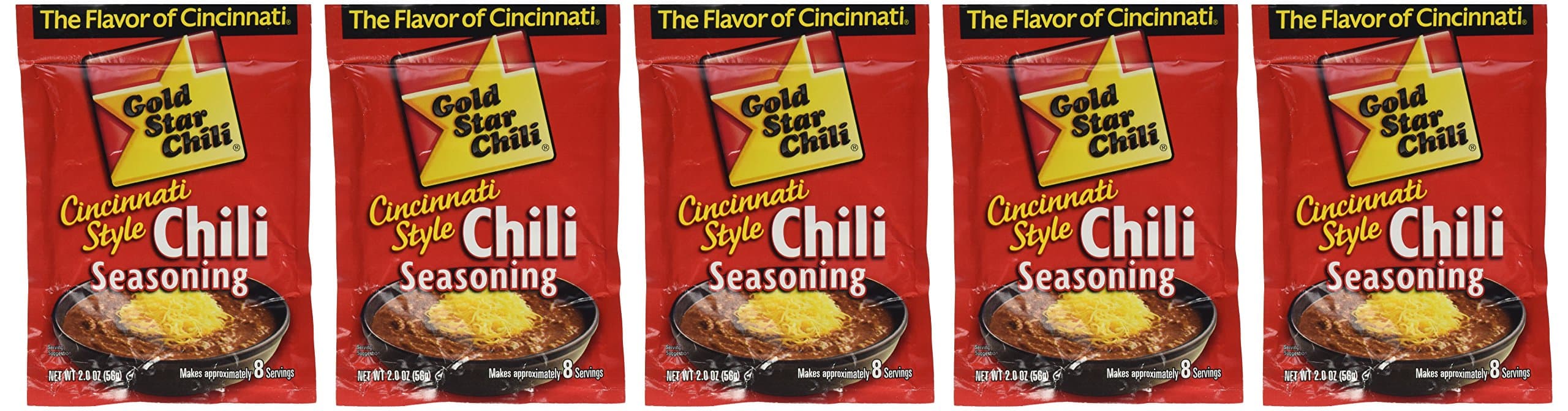 Gold Star Chili 6 Pack, Cincinnati Style Original Seasoning