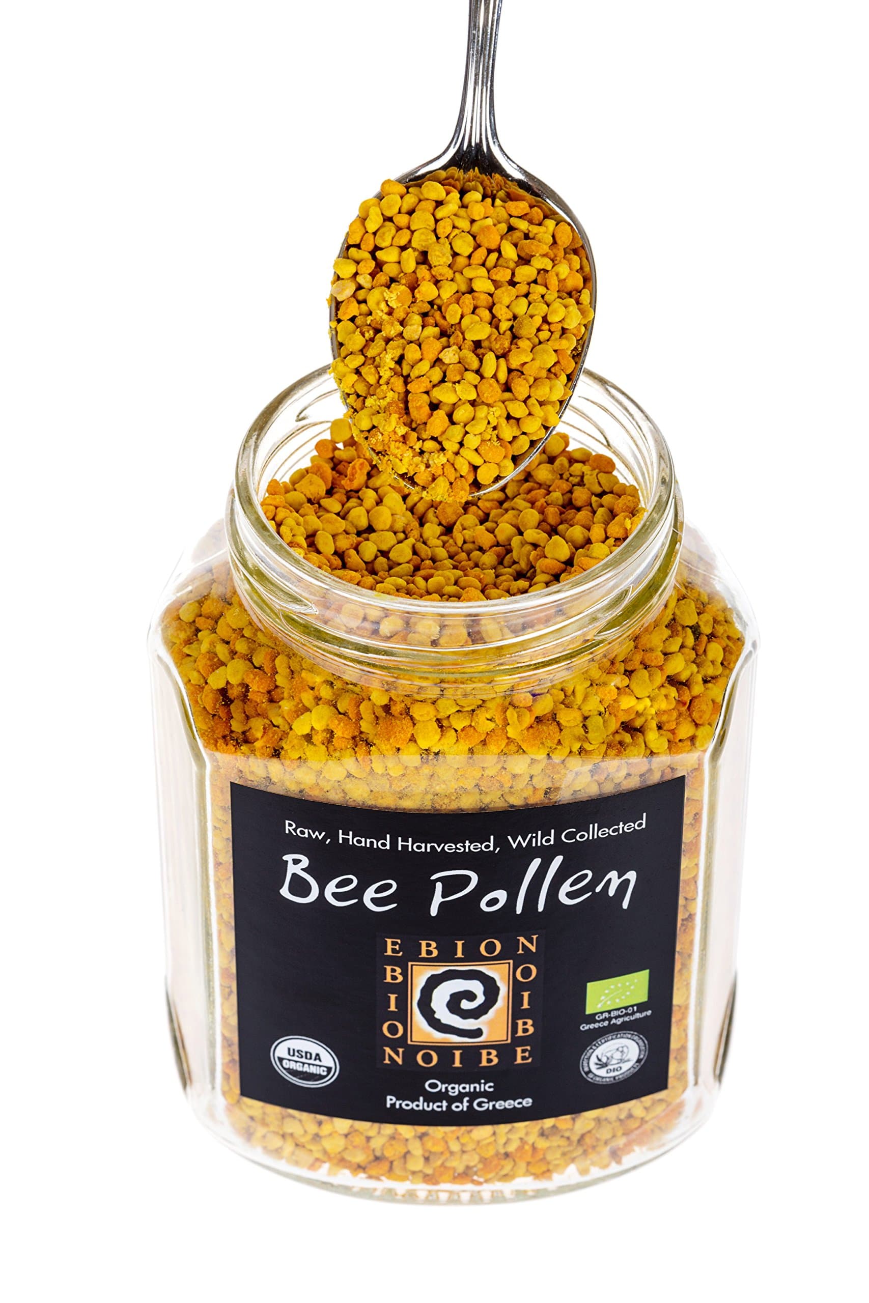 Wild Raw Organic Superfood Greek Bee Pollen Unheated Untreated - Hand Collected in the Arta Mountains of Greece (SHIPS FROM OUR FREEZER) (250 grams)USDA OrganicEU Organic