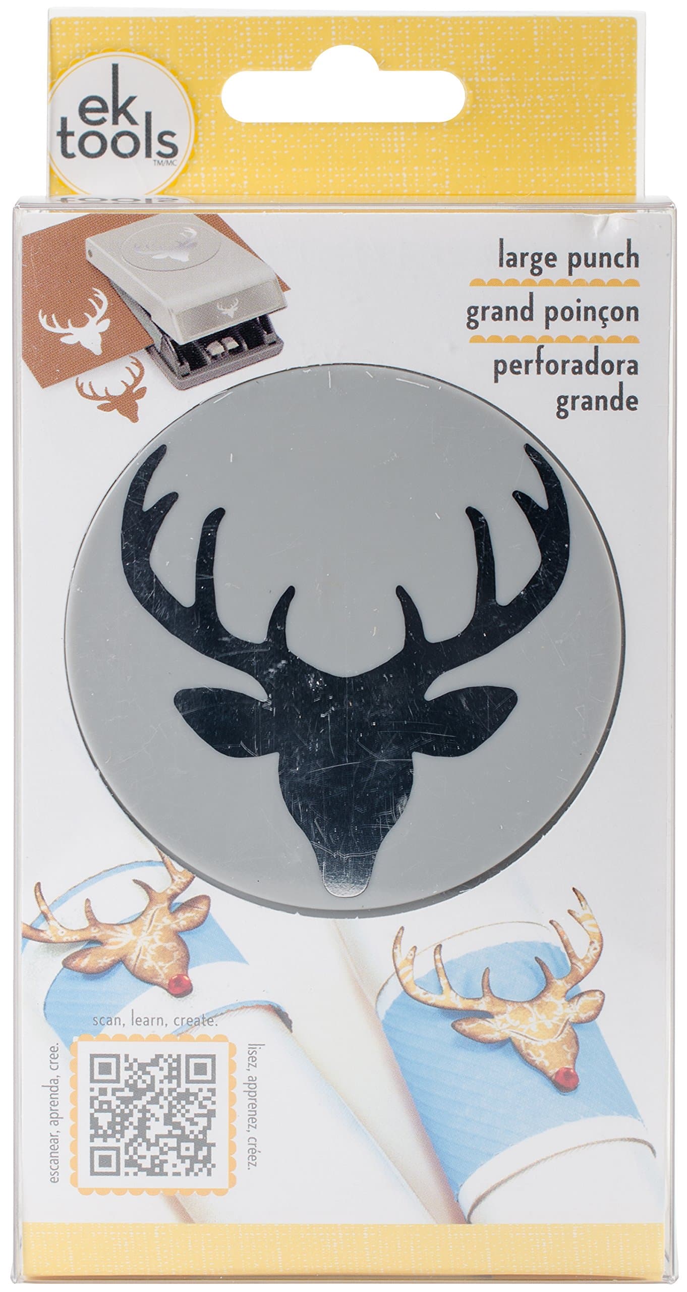 EK Tools Paper Punch, Large, Deer Head