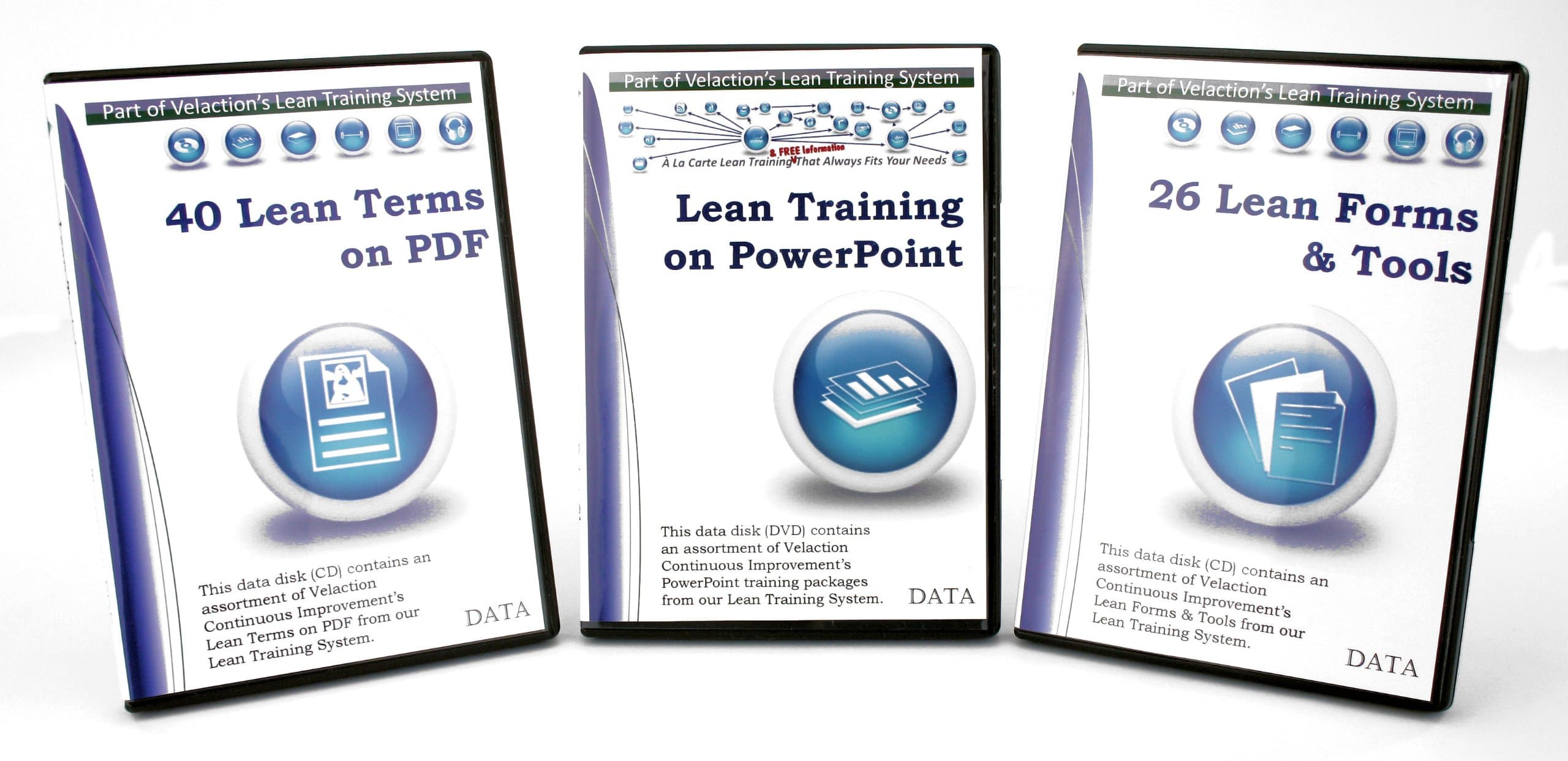 Lean PowerPoint Training Pack (28 PowerPoint Presentations, 26 Lean Forms & Tools, 40 Lean Terms on PDF)