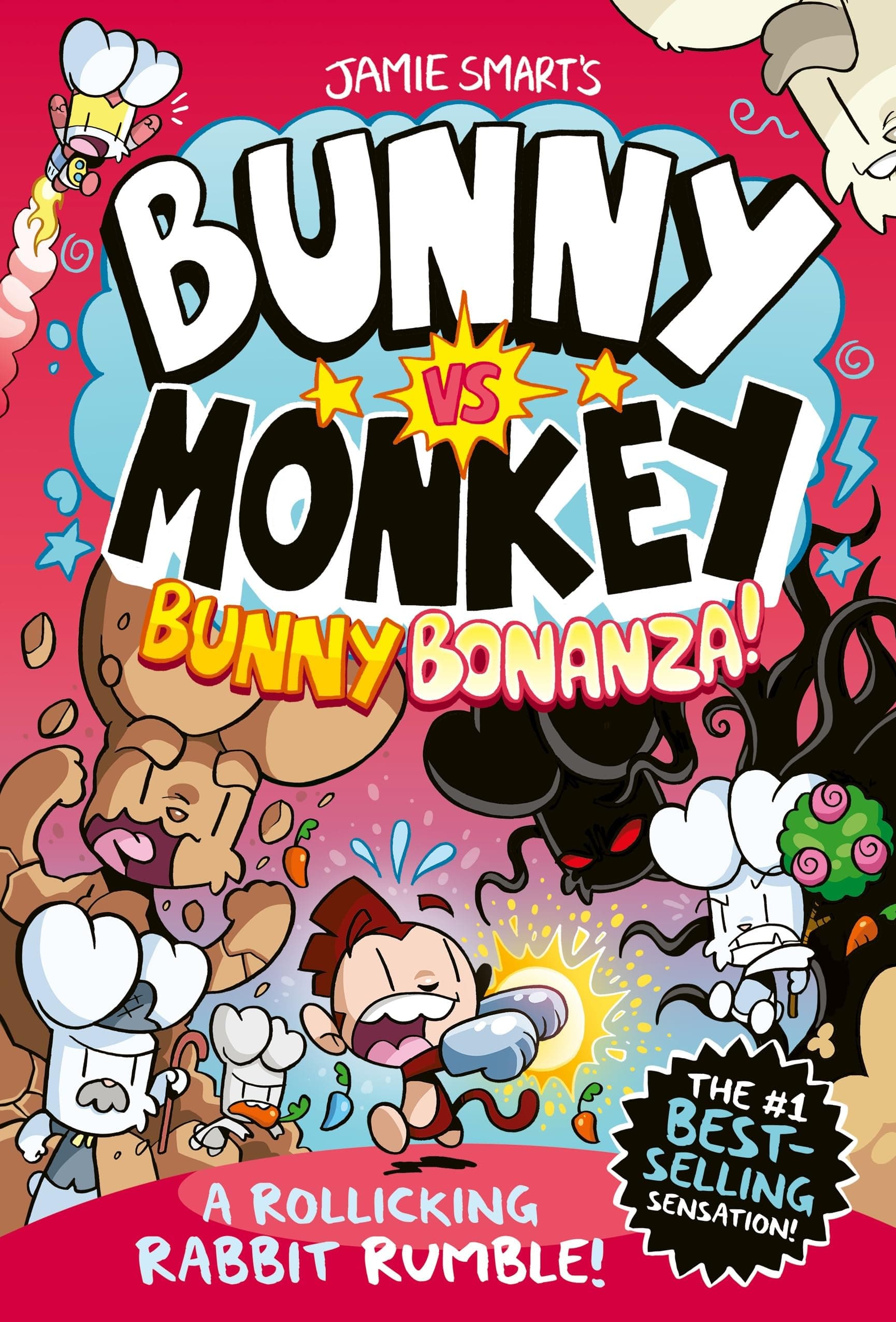 Bunny vs Monkey: Bunny Bonanza (a Phoenix Comic Book, from the multi-million-selling creative genius Jamie Smart): Bunny Bonanza (a Phoenix Comic ... Jamie Smart, Illustrator of the Year) Hardcover – 4 Jan. 2024