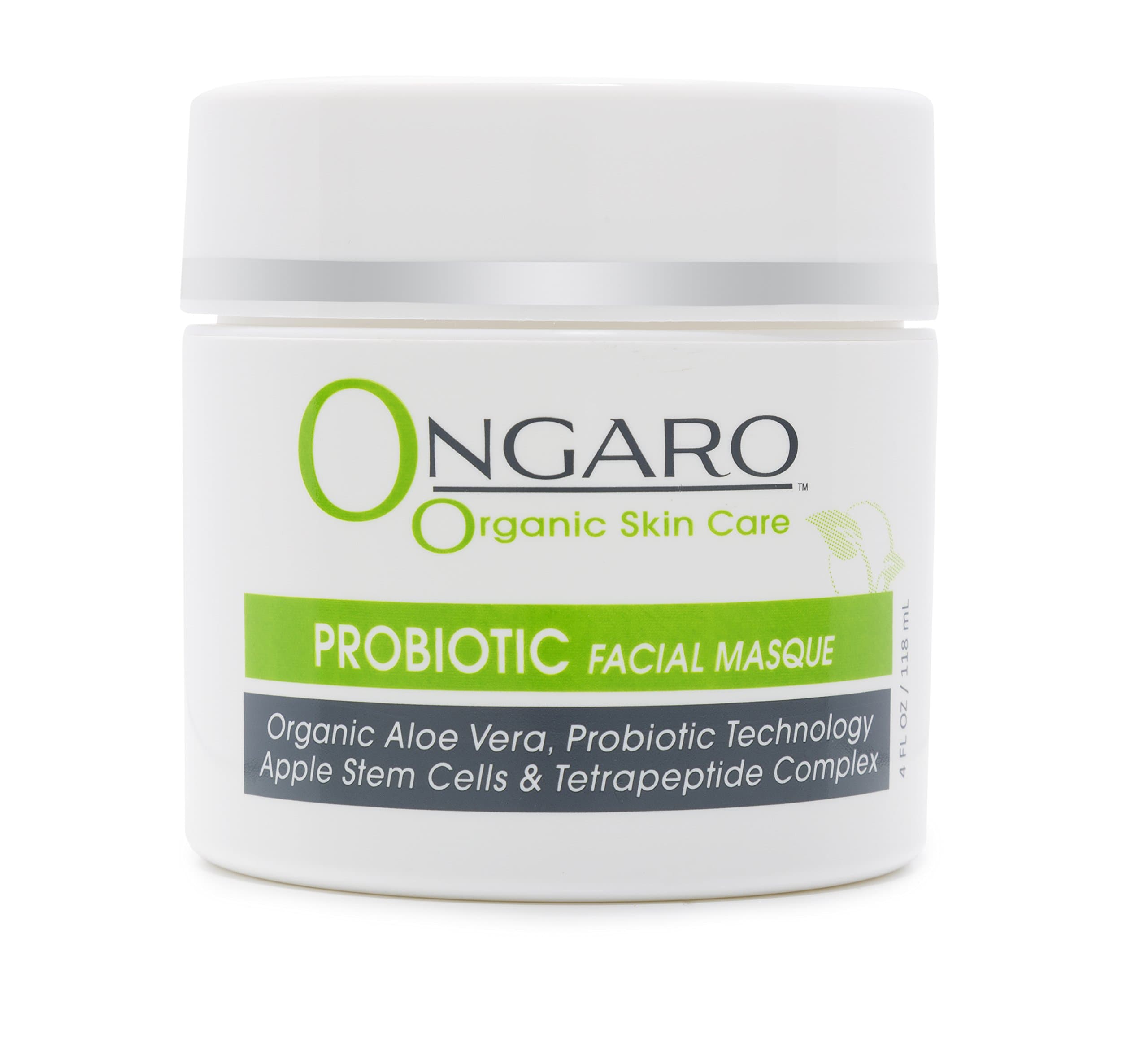 Probiotic Facial Masque; Brazilian Red Clay Reduces Pores, Clears Acne and Removes Dead Skin Cells - Aloe Vera, Apple Stem Cells, Peptides and Vitamin E; 4oz