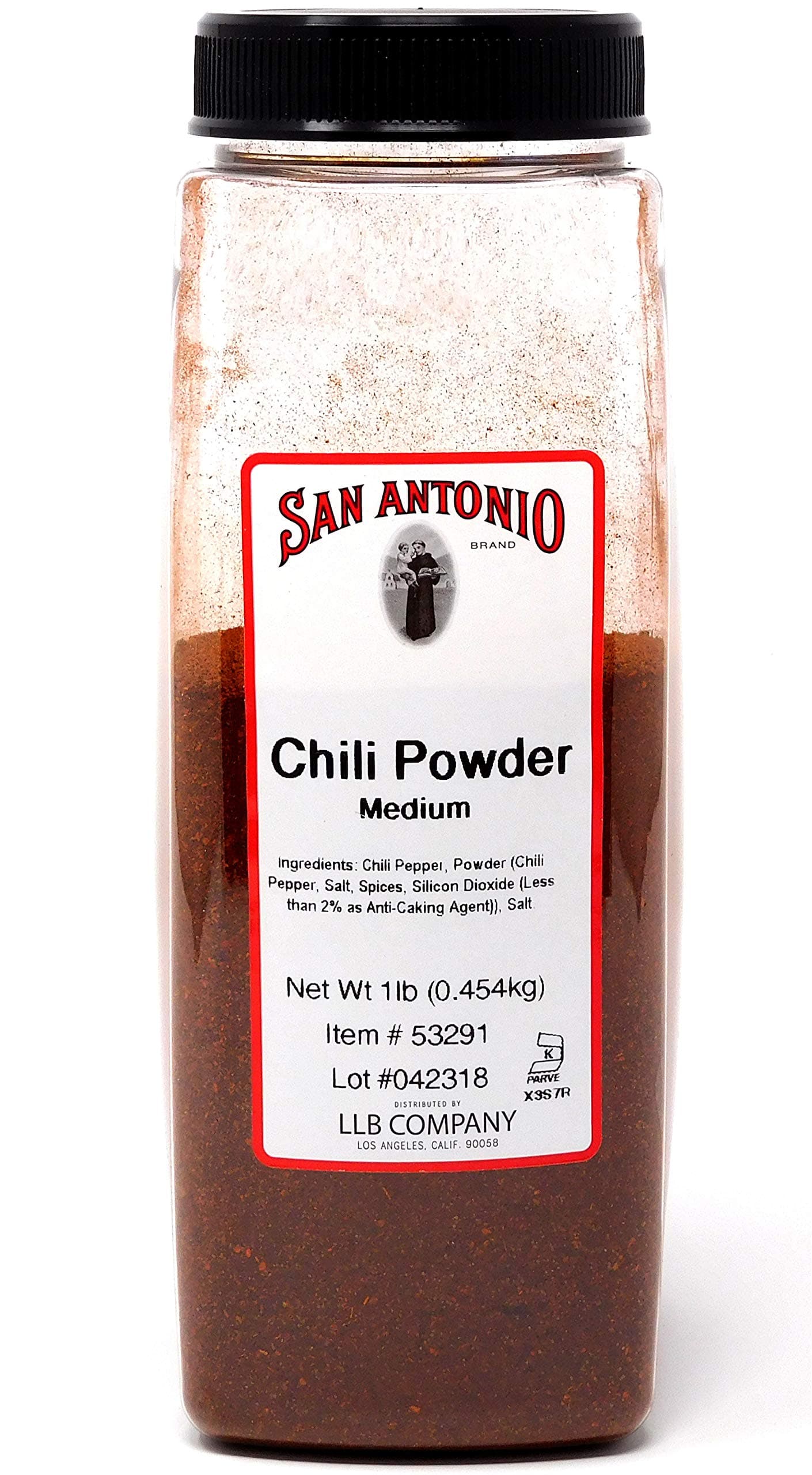 16 Ounce Premium Dark Chili Powder Seasoning Mix, Medium Heat, Original Traditional Blend (Bulk Size)