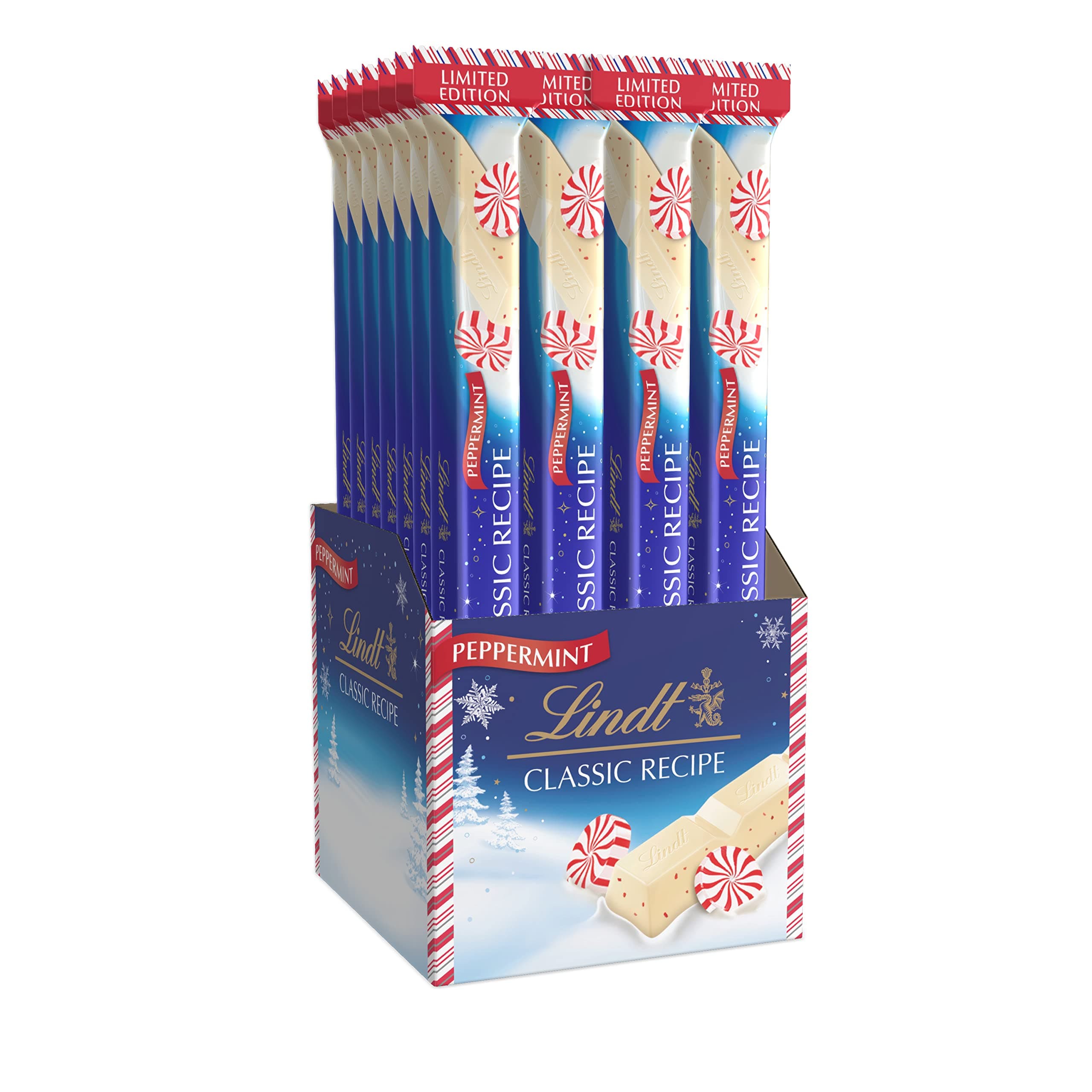 CLASSIC RECIPE Holiday White Chocolate Peppermint Candy Stick, 1.2 oz.