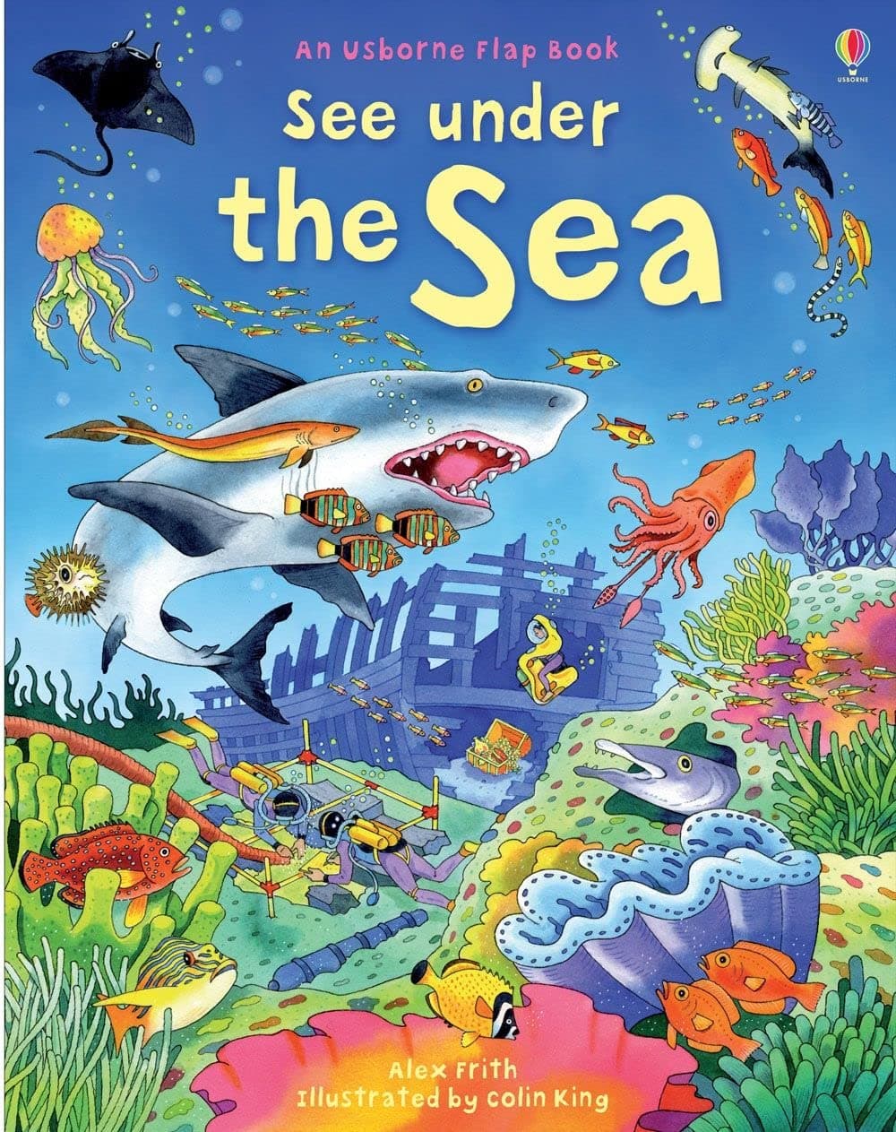 Under the Sea (See Inside): An Usborne Flap Book. With over 80 flaps to lift