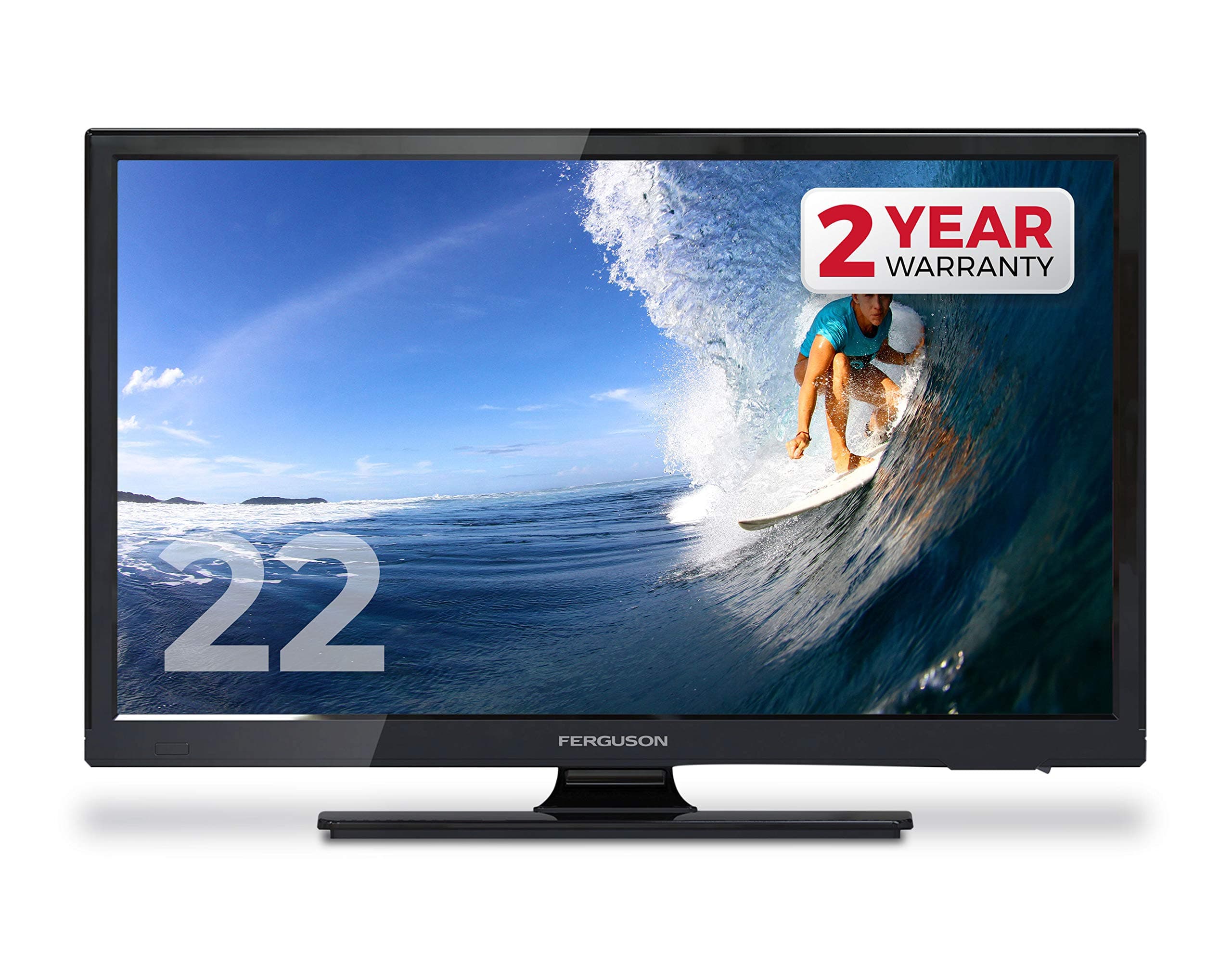 Ferguson 22" Full HD LED TV With HD Digital Freeview, Satellite Tuner [Energy Class A]