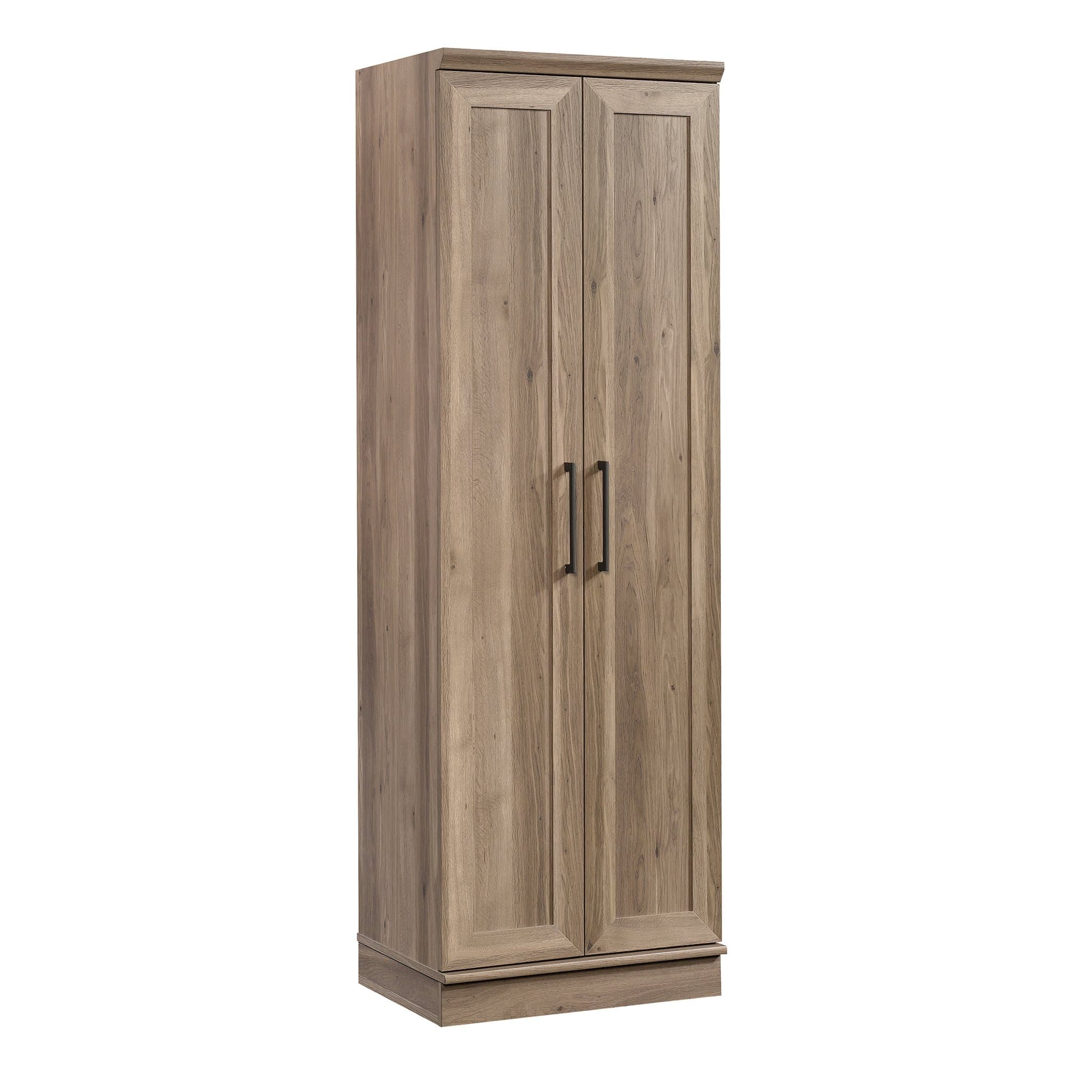 HomePlus Storage Cabinet/ pantry cabinets, Salt Oak finish