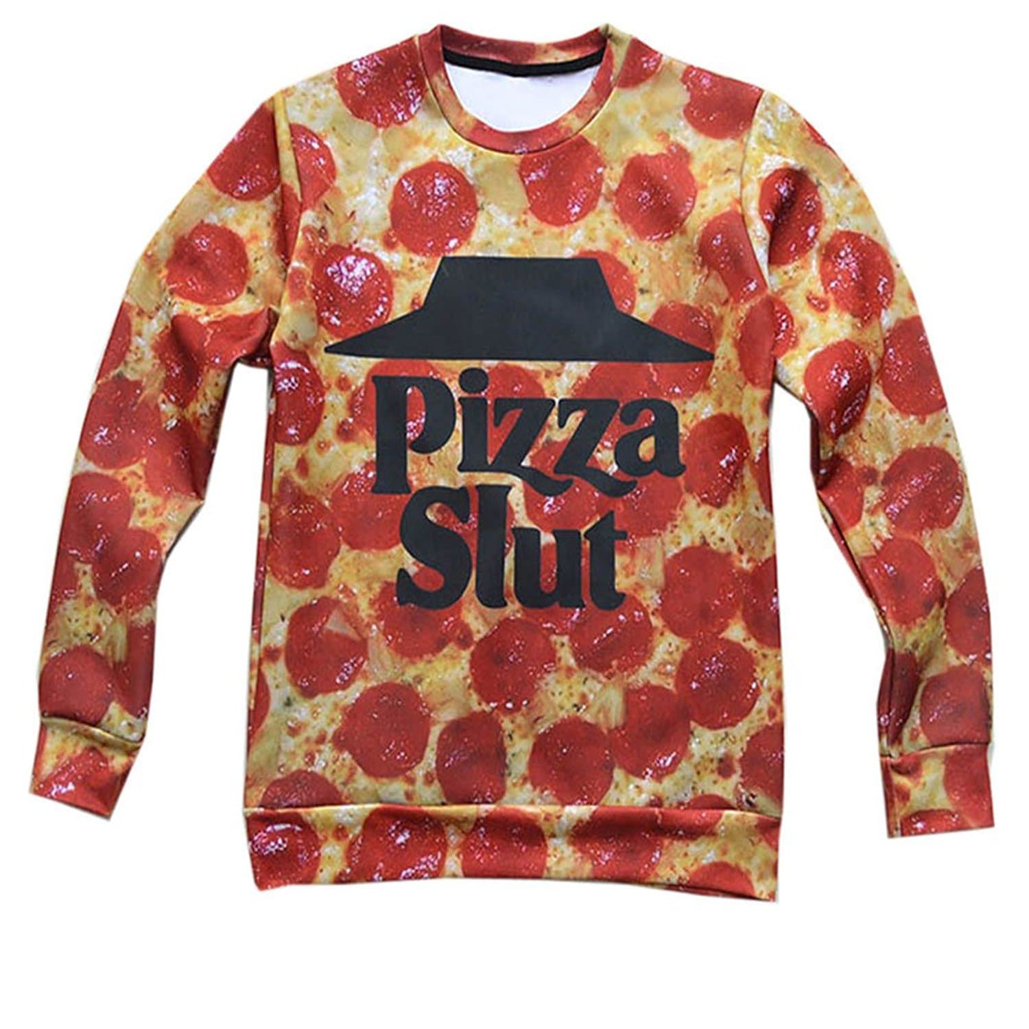 Unisex Hipster Pizza Shut Swag 3D Sweatshirt Hoodies Pullovers Hoodie