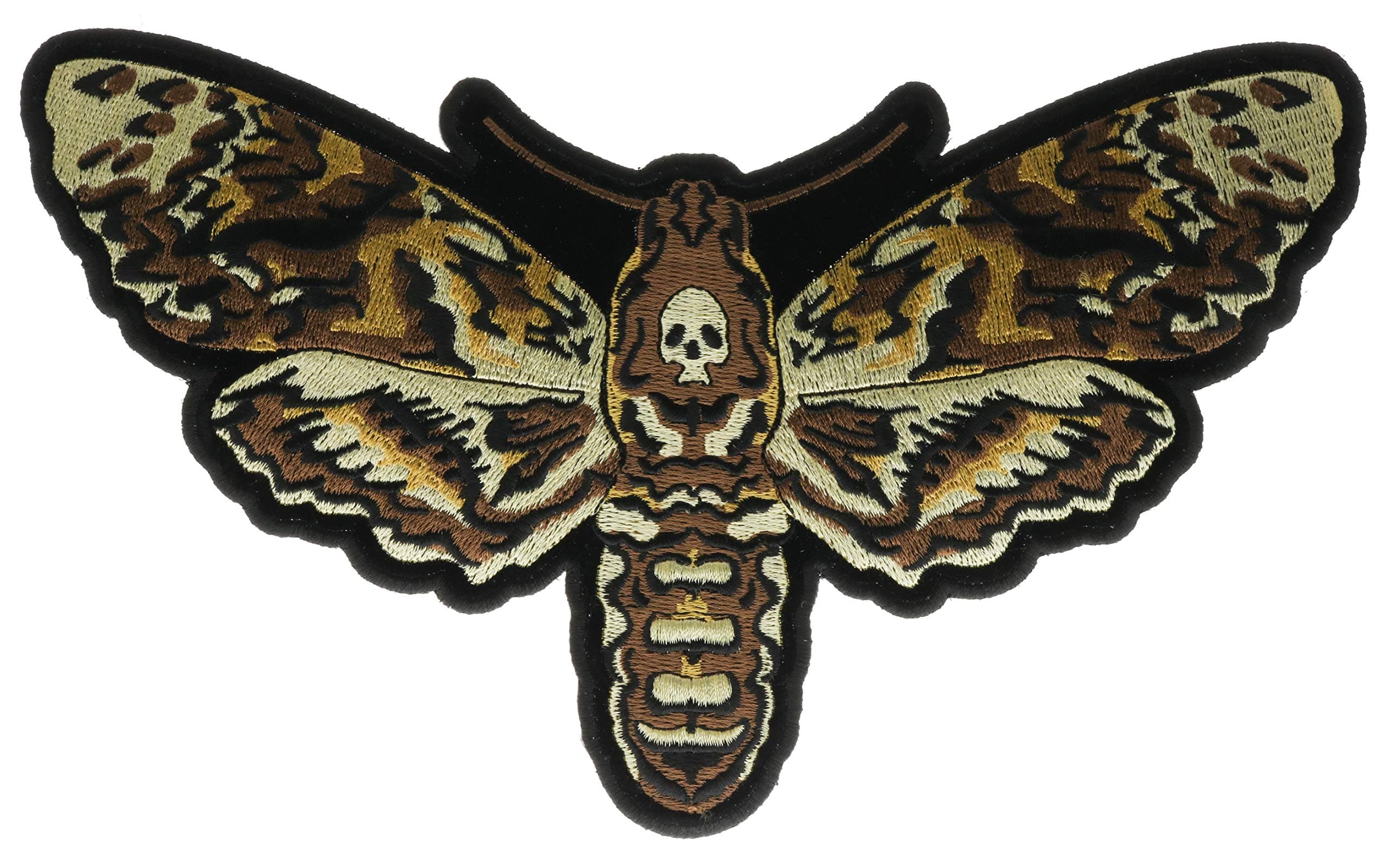 Large Psycho Moth Embroidered 9" Back Patch IVANPL6335