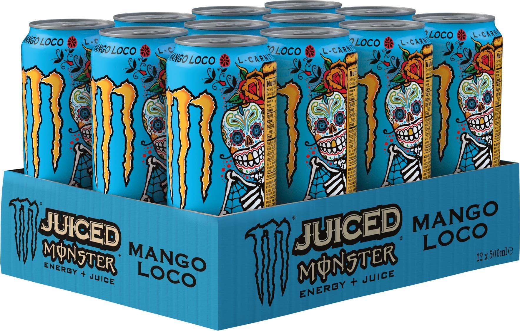 Monster Energydrink Mango Loco, 12 x 500 ml