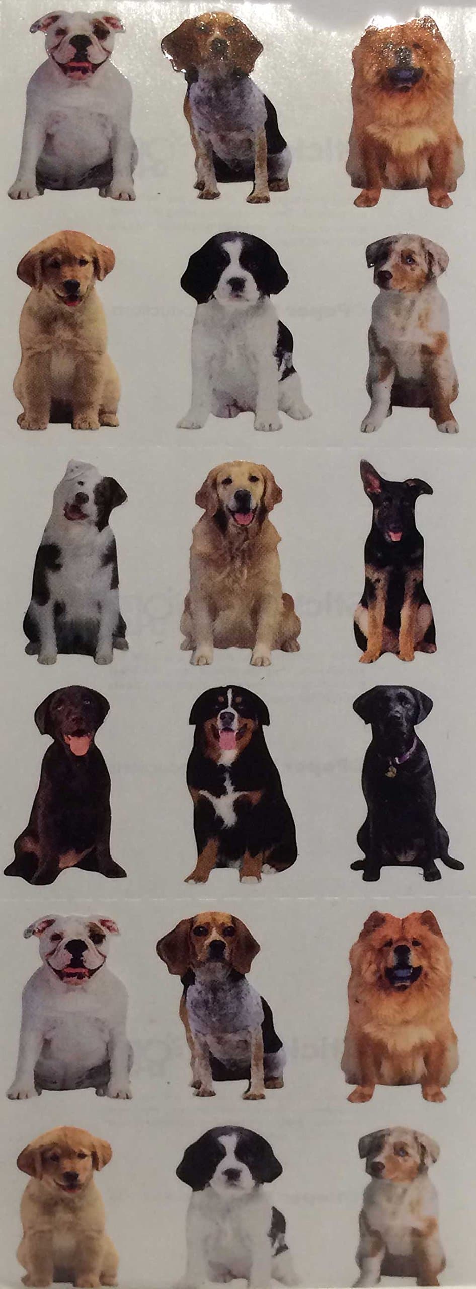 Mini Dogs Stickers - 6 Sheets