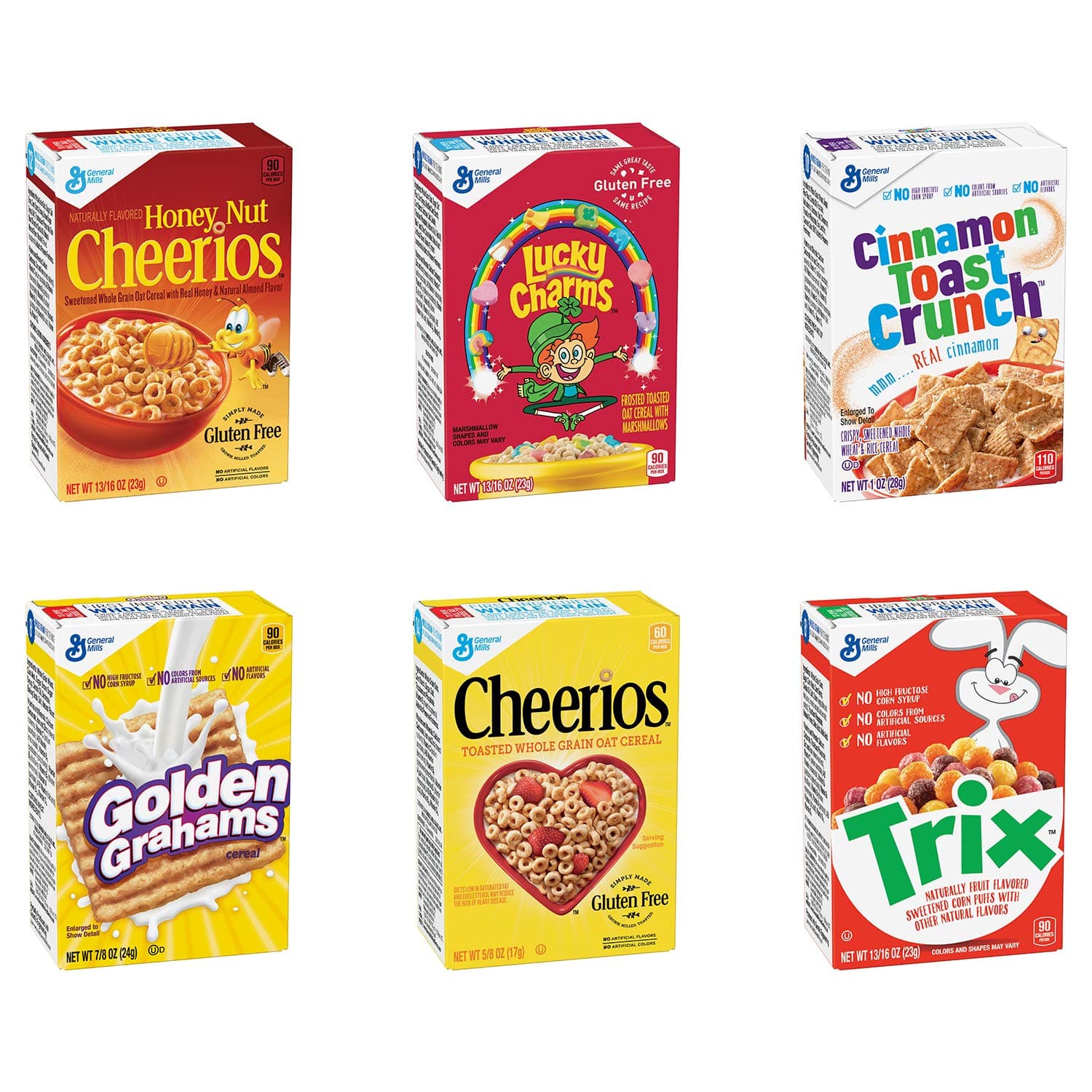 General Mills Favorite Cereals Assorted Variety Pack (Pack of 70)