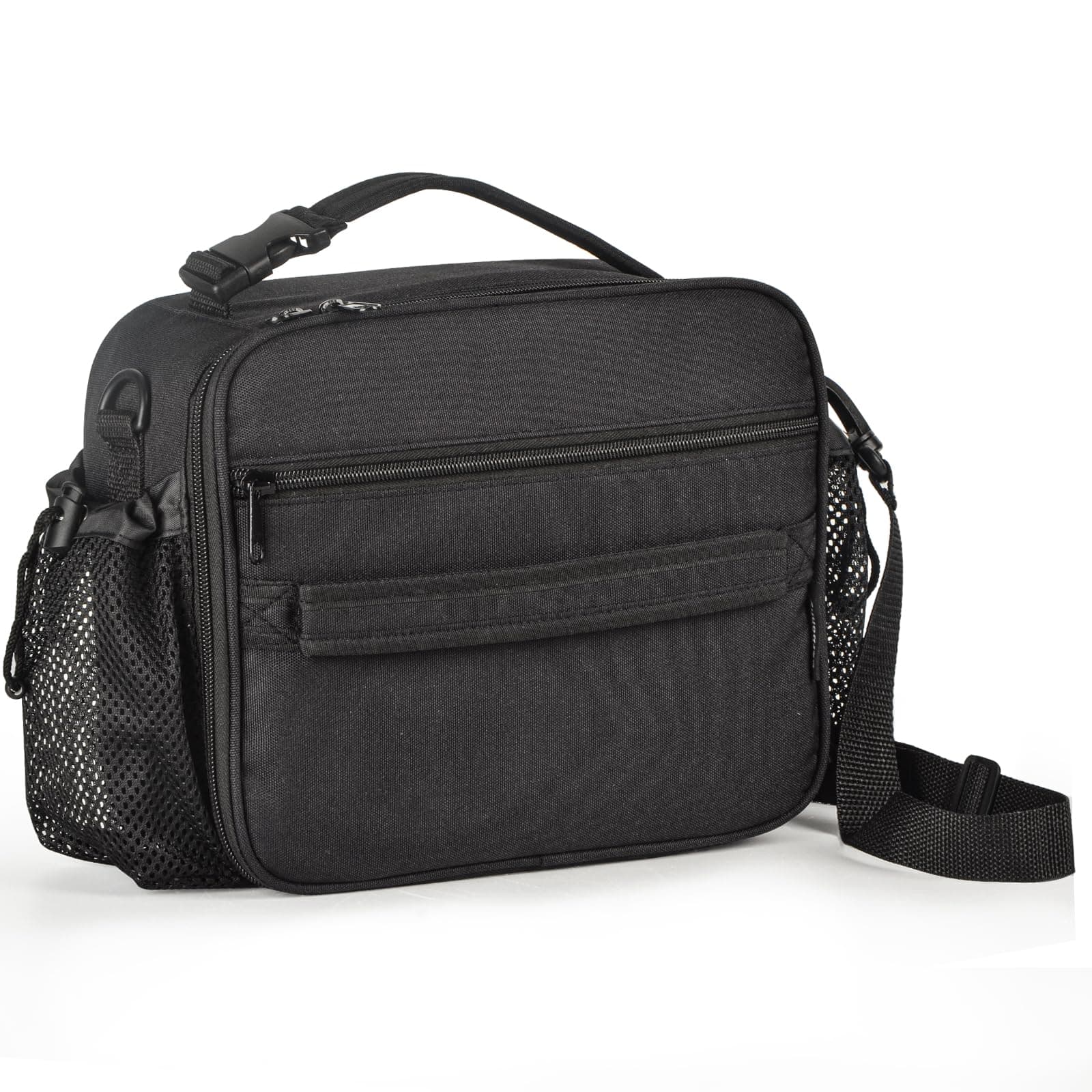 Cerbonny Kids Lunch Box, Insulated Lunch Bag for Girls and Boys, Durable Polyester with PEVA Lining, Adjustable Shoulder Strap, 10.8"L x 4"W x 8.8"H, 5 Pockets