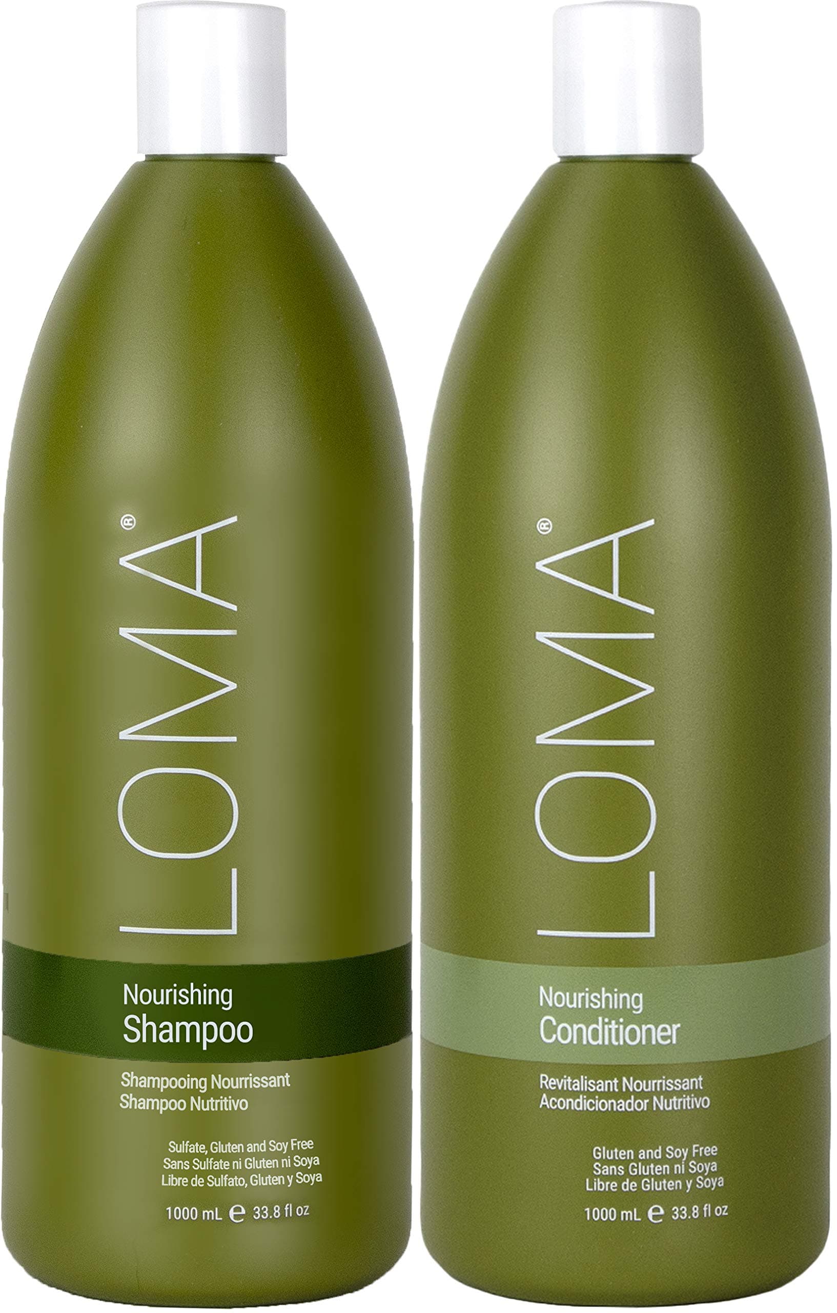 Loma Hair Care Nourishing Shampoo Nourishing Conditioner Duo, 33 oz.