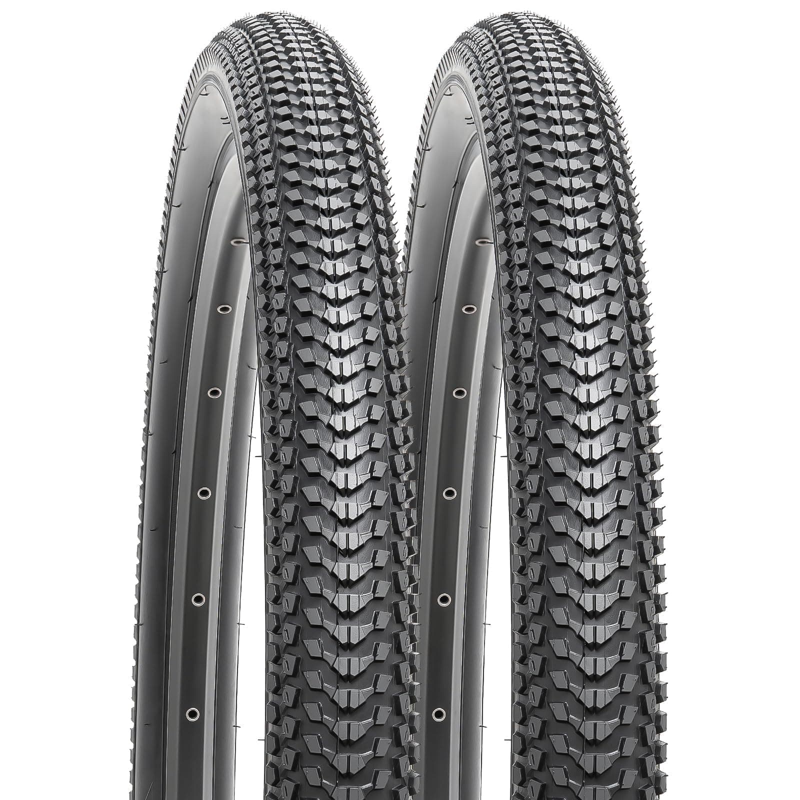 2-PCS 27.5" Bike Tires 27.5X2.35/57-584 Compatible with Mountain/Off Road Bike 27.5x2.30 27.5x2.35 27.5x2.40 Bicycle Tires (Y-987)