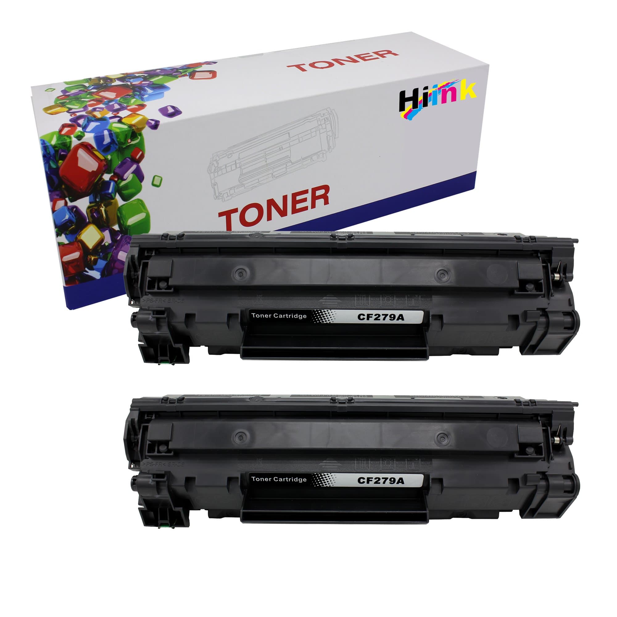 HIINKCompatible Toner Cartridge Replacement for HP CF279A 79A Toner Cartridge for Laserjet Pro M12a M12w MFP M26a M26nw Printer(Black, 2-Pack)