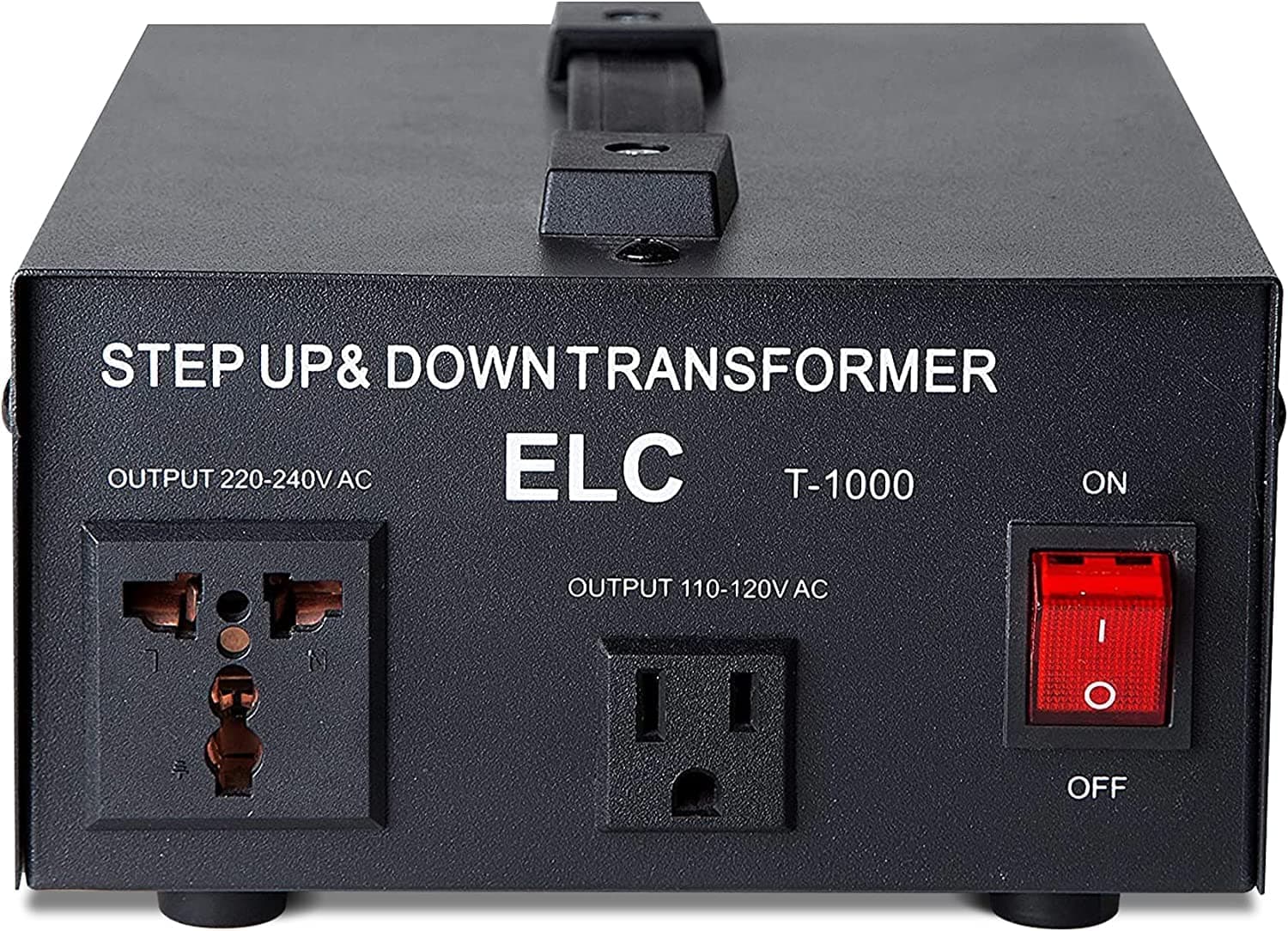 T Series 1000+ Watt Voltage Converter Transformer - Step Up/Down - 110v to 220v / 220v to 110v Power Converter - Circuit Breaker Protection, CE Certified [3-Years Warranty]