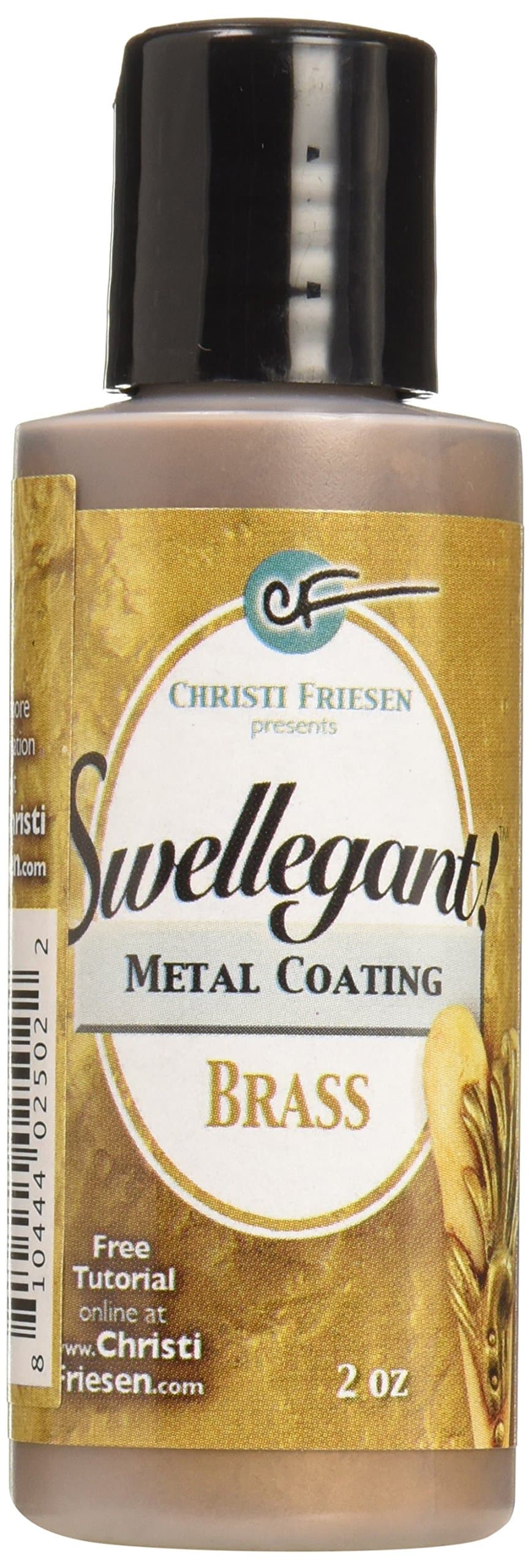 Great Create 502 Swellegant Metal Coating, 2 oz, Brass