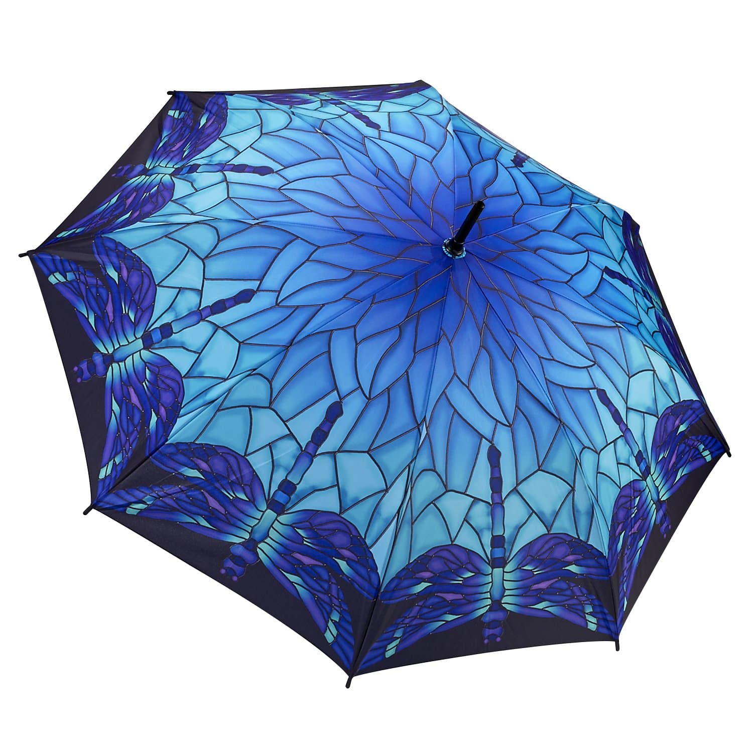 Galleria Tiffany Lamp Dragonfly Blue Umbrella - Stick