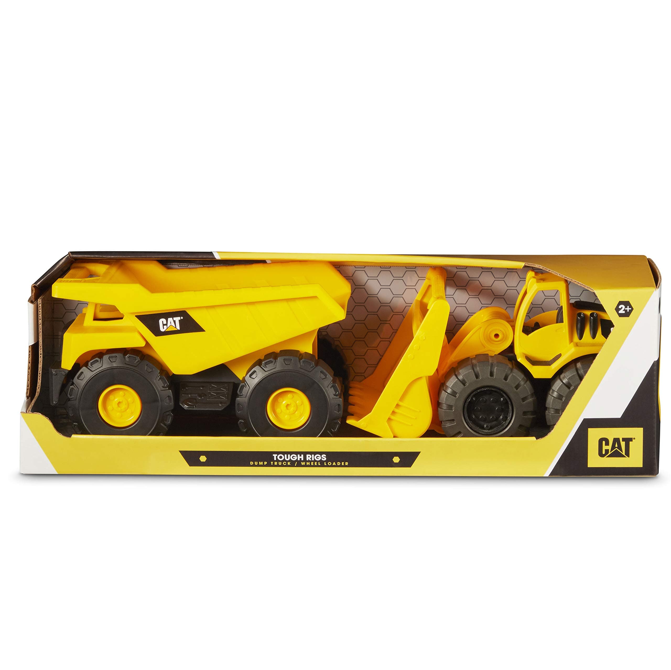 2-Pack Cat Construction Toy Vehicles