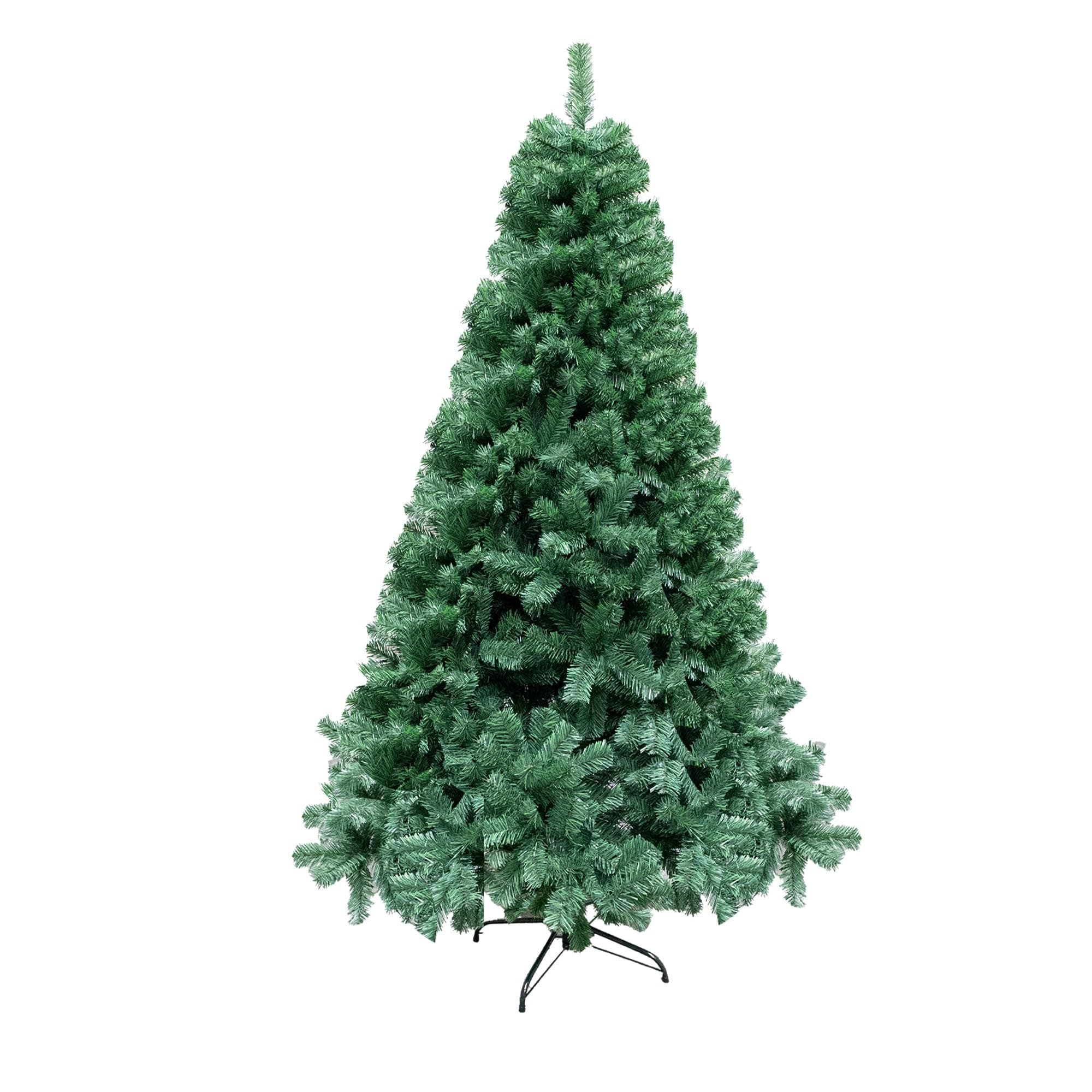 "Shatchi 5FT / 1.5M Alaskan Pine Green Artificial Christmas Tree Bushy, 390 Tips Xmas Home Decorations, PVC, 150CM / 5FT Green"