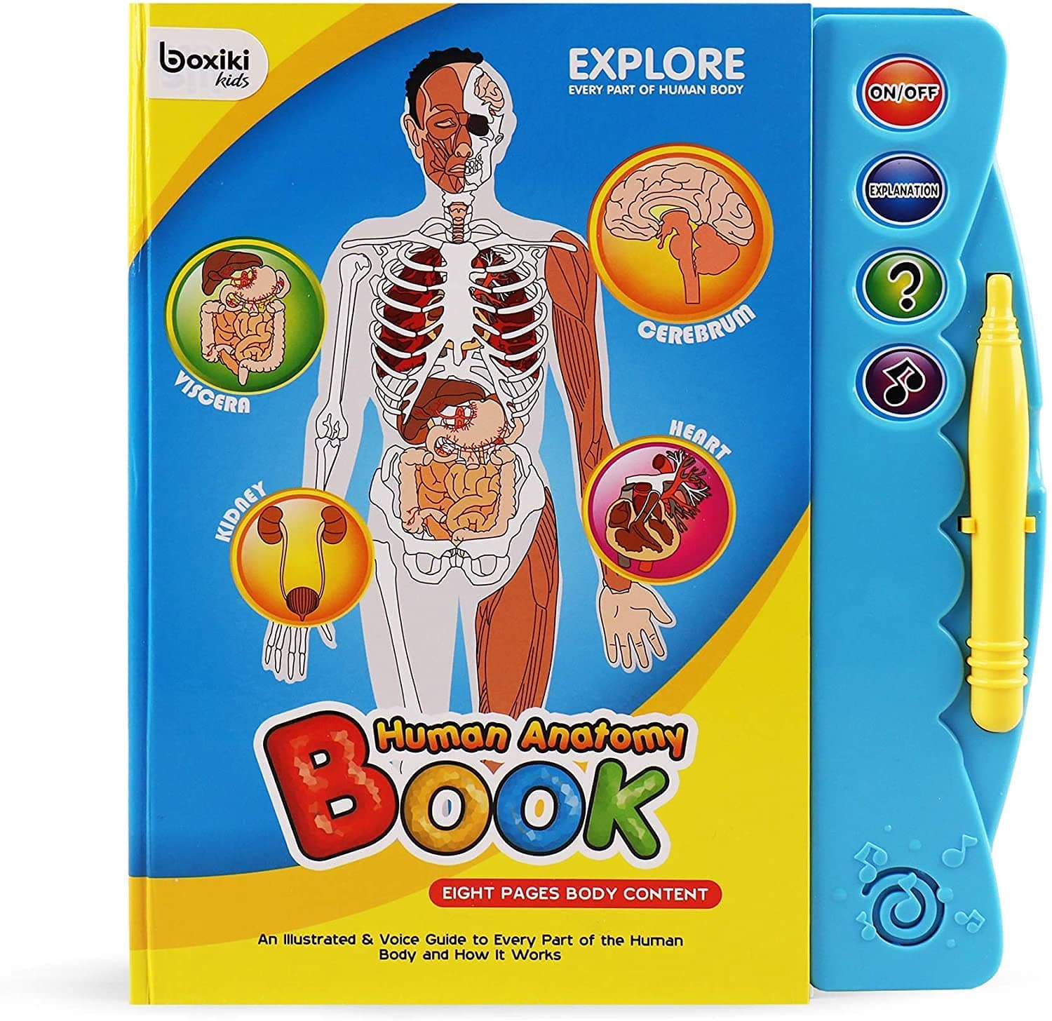 Boxiki Kids Human Body Book | Activity Books for Kids Ages 3 & Older | Scienc...