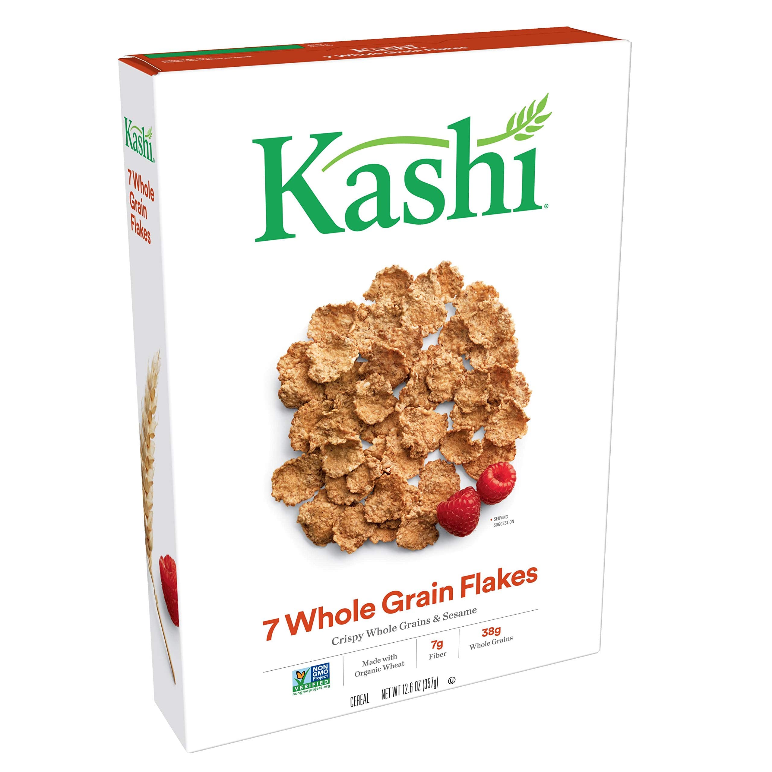 Kashi, Breakfast Cereal, 7 Whole Grain Flakes, 12.6oz (10 Count)