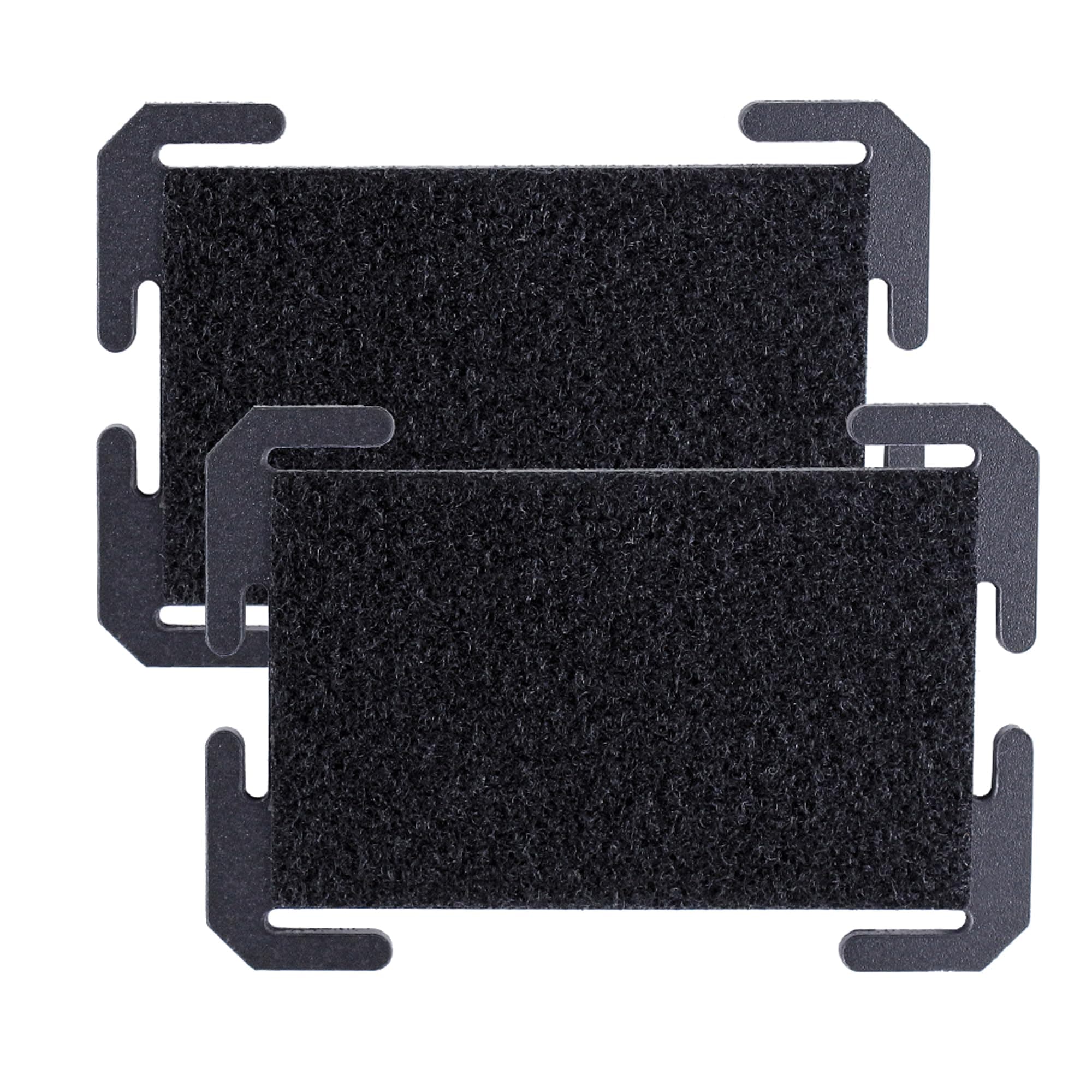 Patch Board Molle Patches Panel, 2 Pack Patch Display Board Rigid Hook and Loop, Name Patch Display Holder Tactical Backpack Accessories