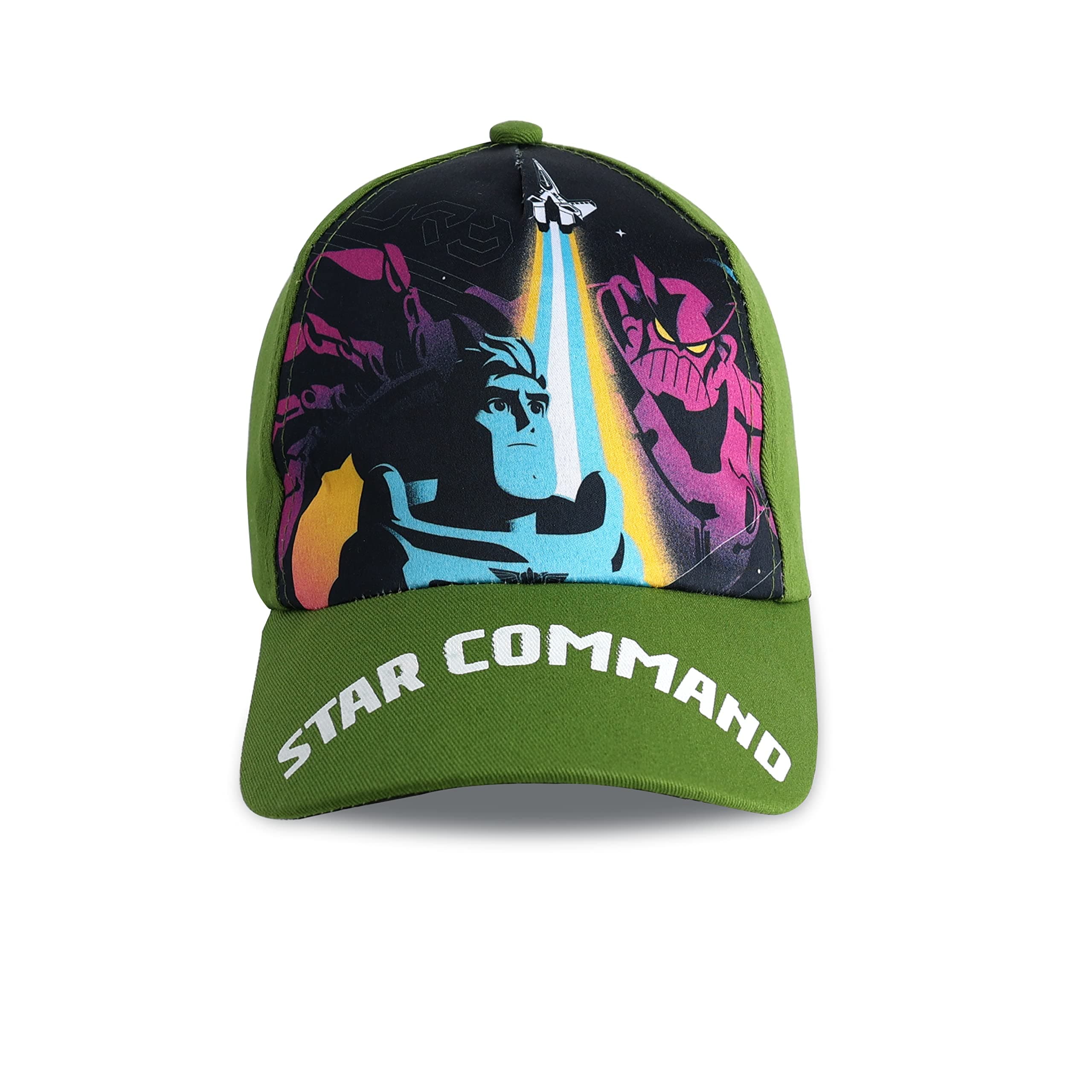 Disney Lightyear Character Toddler Boys Cotton Baseball Cap Age 3 10 Adjustable Strap Official Product, Multicolor, TRHA23381, Caps, One Size