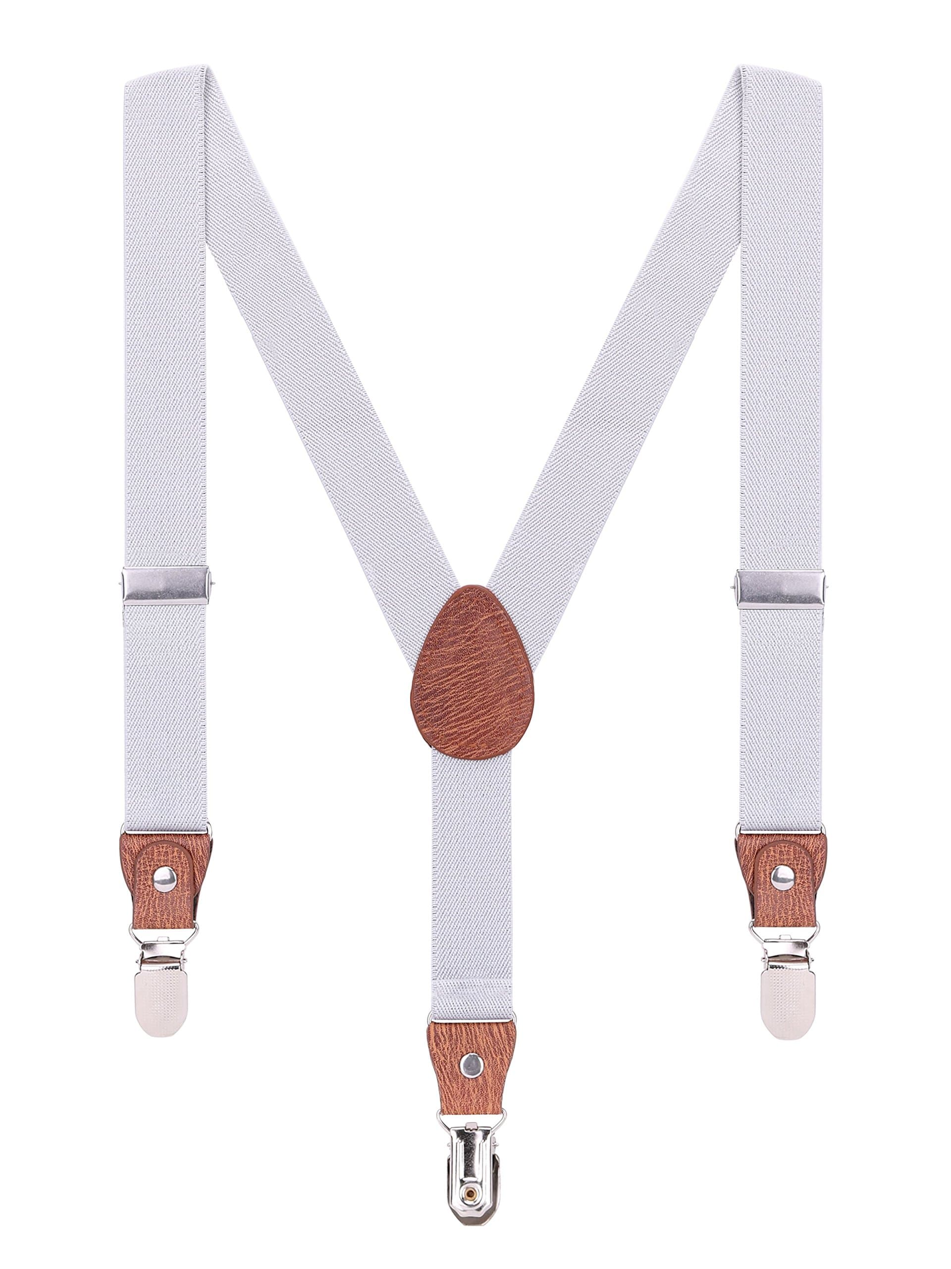 WANYING Baby Toddler Kids Braces for Boys Girls 1-8 Years Children Elastic and Adjustable Y-Back 3 Clips 2.5cm Suspenders
